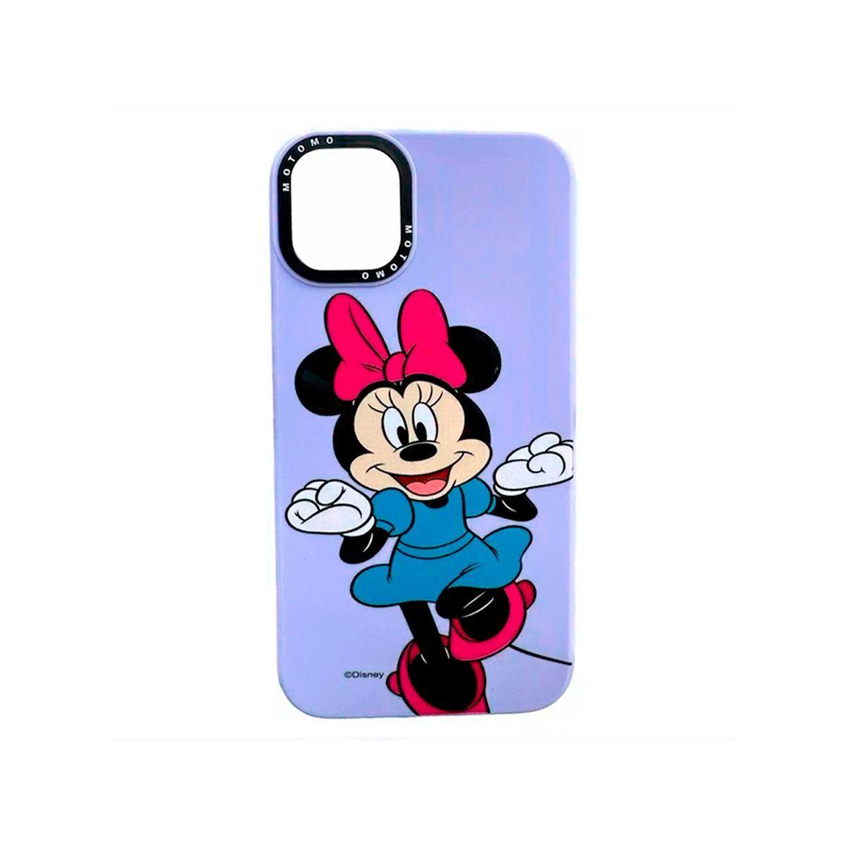 Carcasa Para iPhone 13 Disney Minnie Lila Go-0