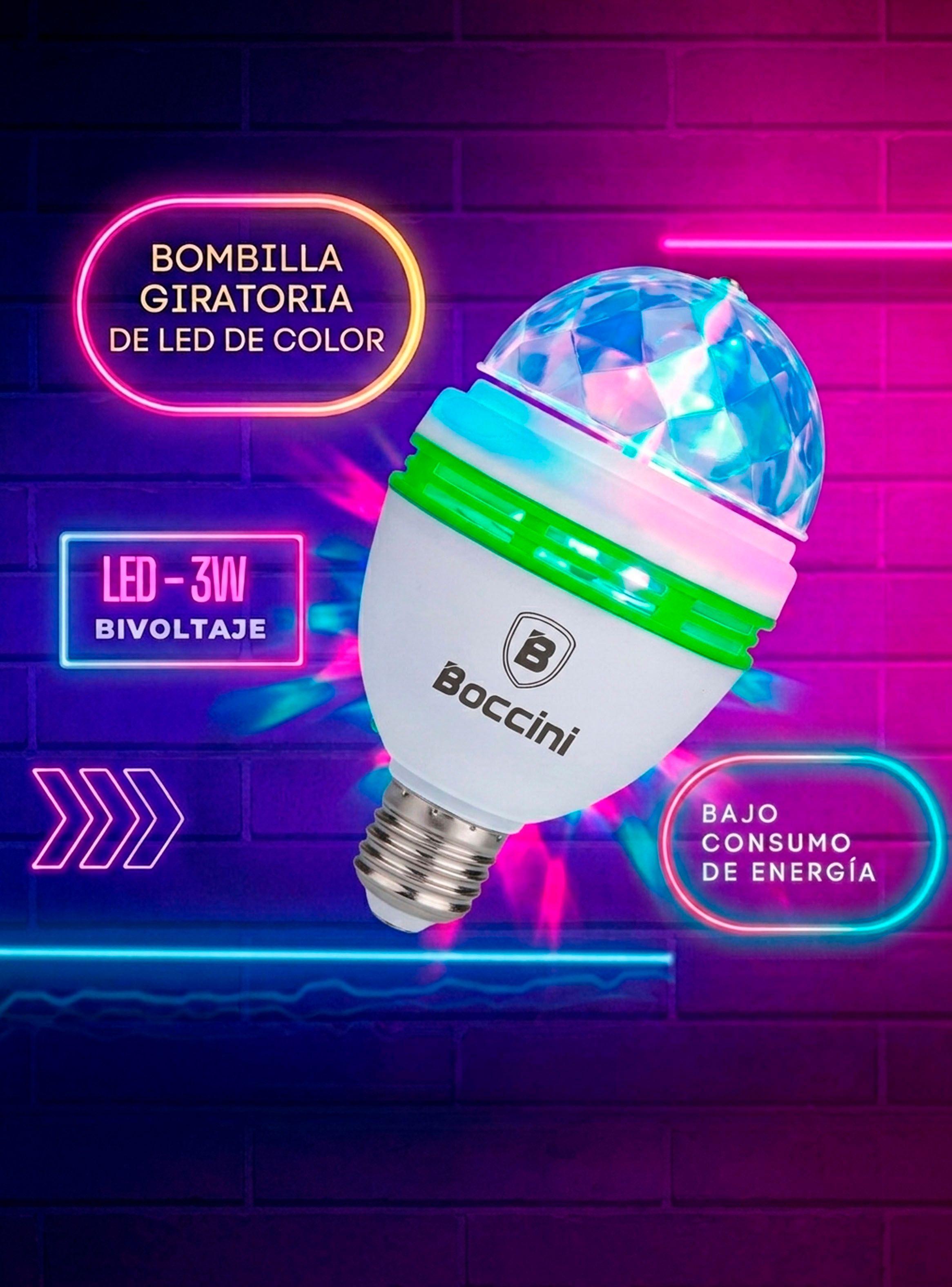 Esfera De Luz RGB Pequena Para Fiestas Conexión Soquete E27-2