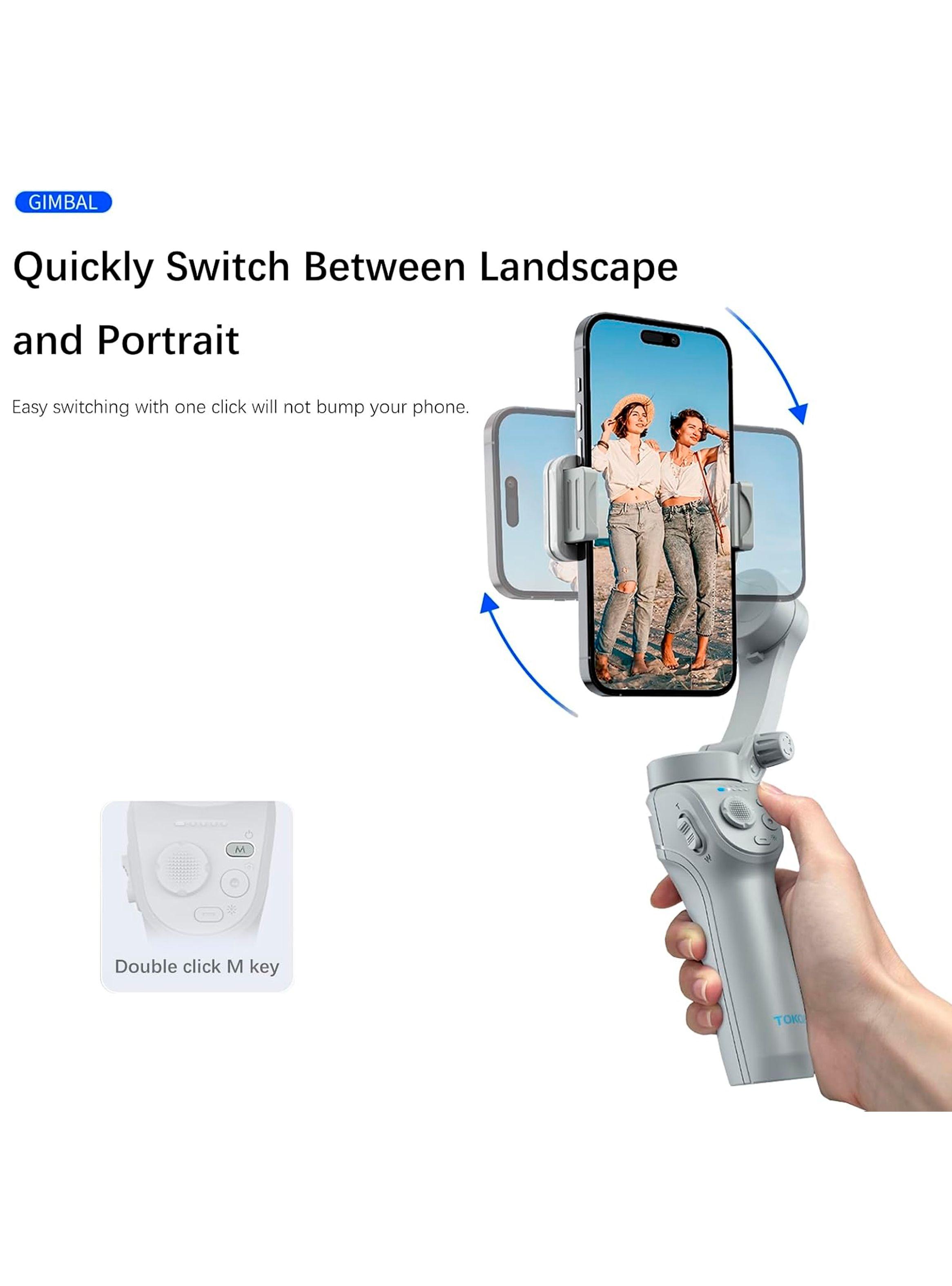 Estabilizador De Celulares Y Camaras De Accion 3-Ejes LPH105-2