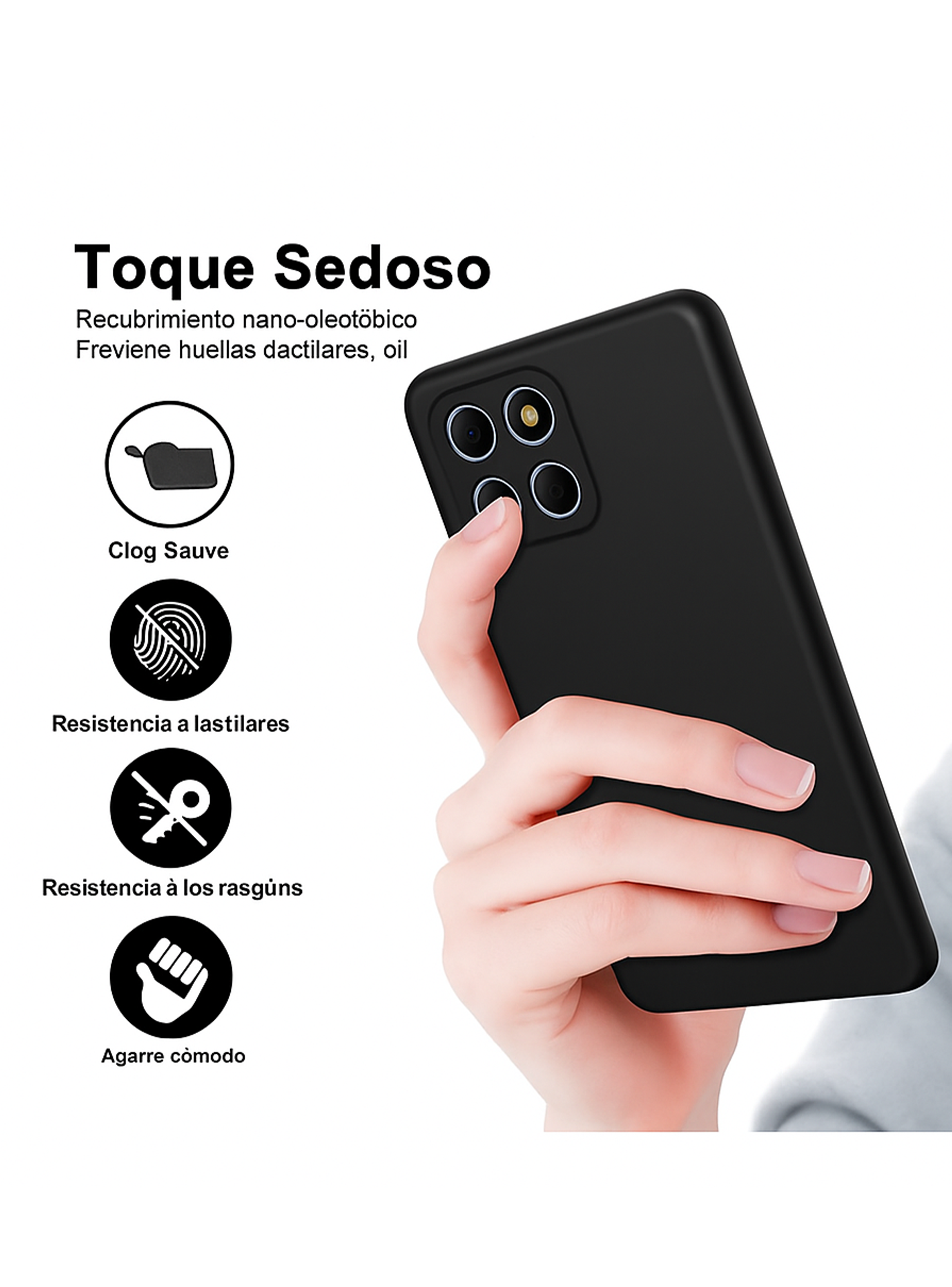 Carcasa Funda Para Honor X5B/X5B Plus Goma Colores-1