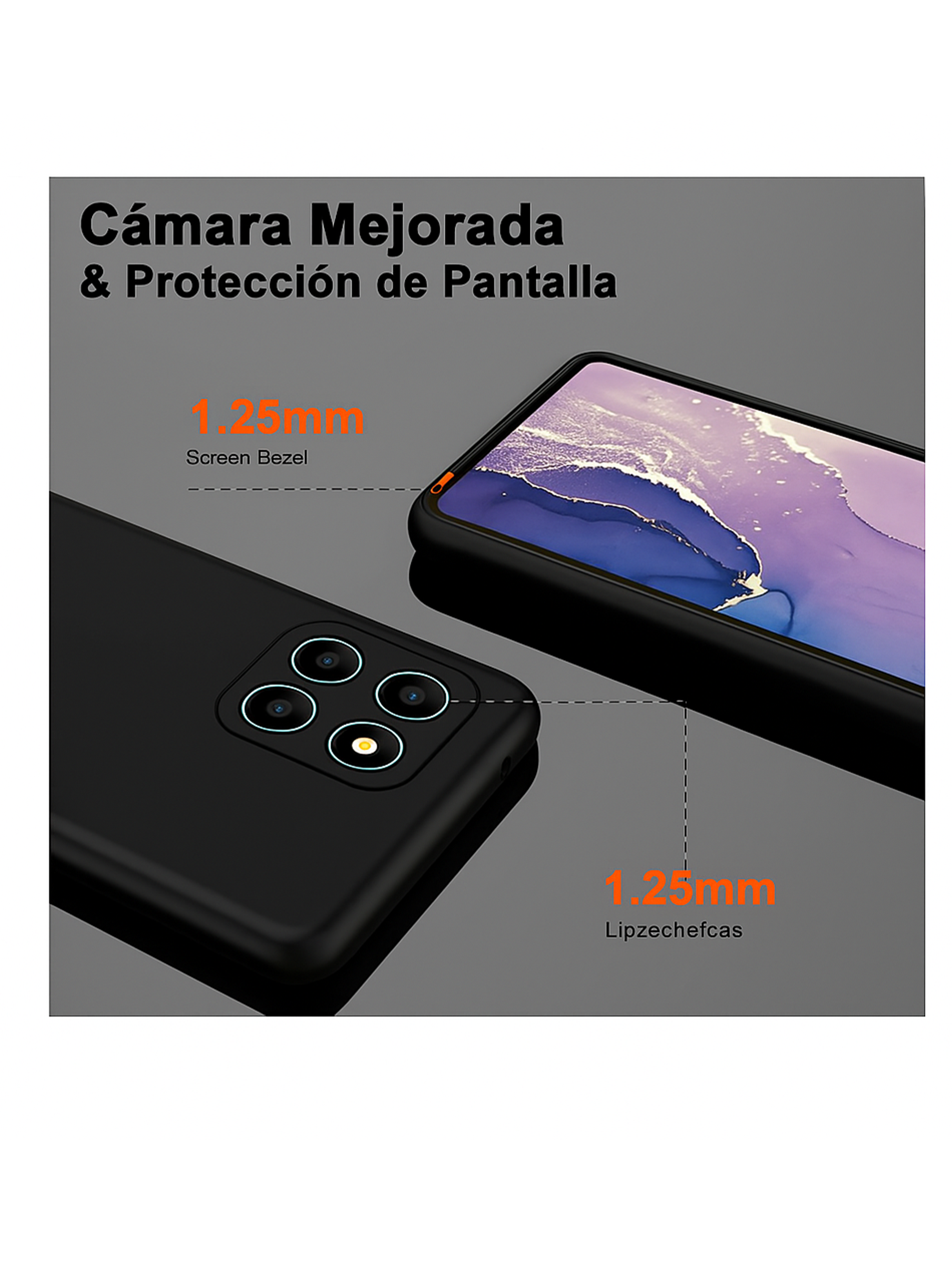 Carcasa Funda Para Honor X5B/X5B Plus Goma Colores-3
