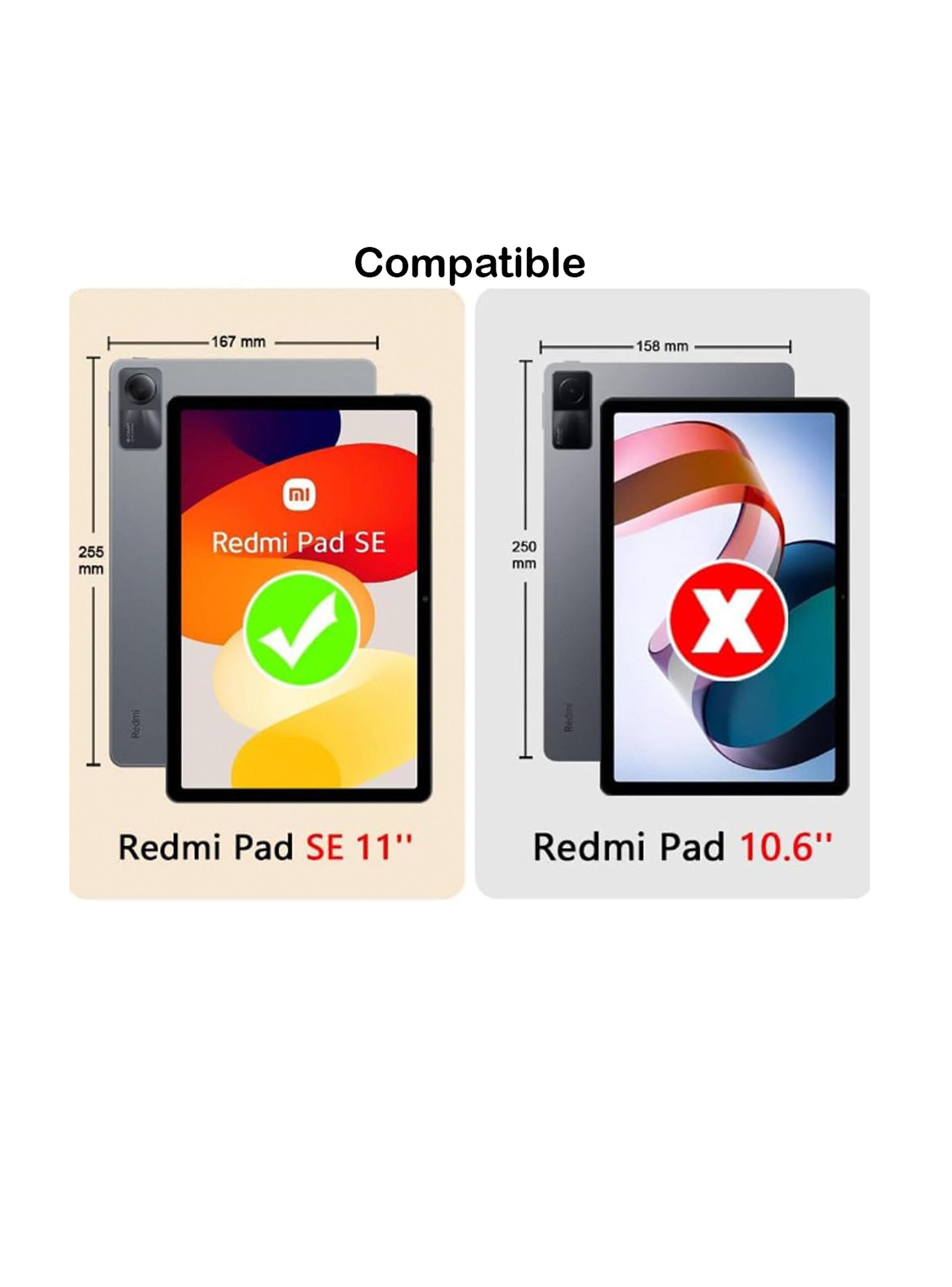 Funda Smart Cover Para Xiaomi Pad SE 11 Con Ranura Rosado-4