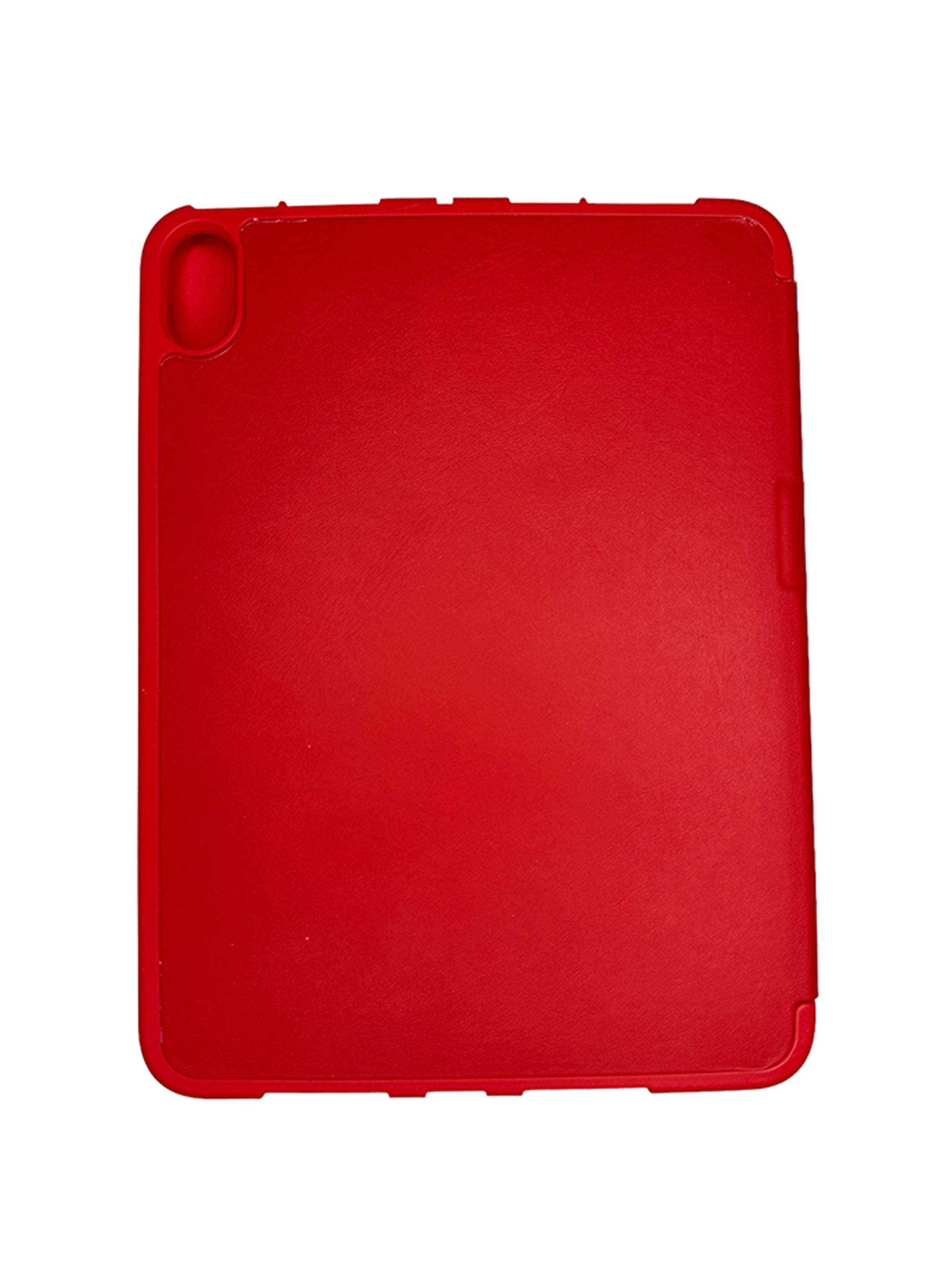 Funda Smart Cover Para iPad 10.9 2022 Con Ranura Rojo-2