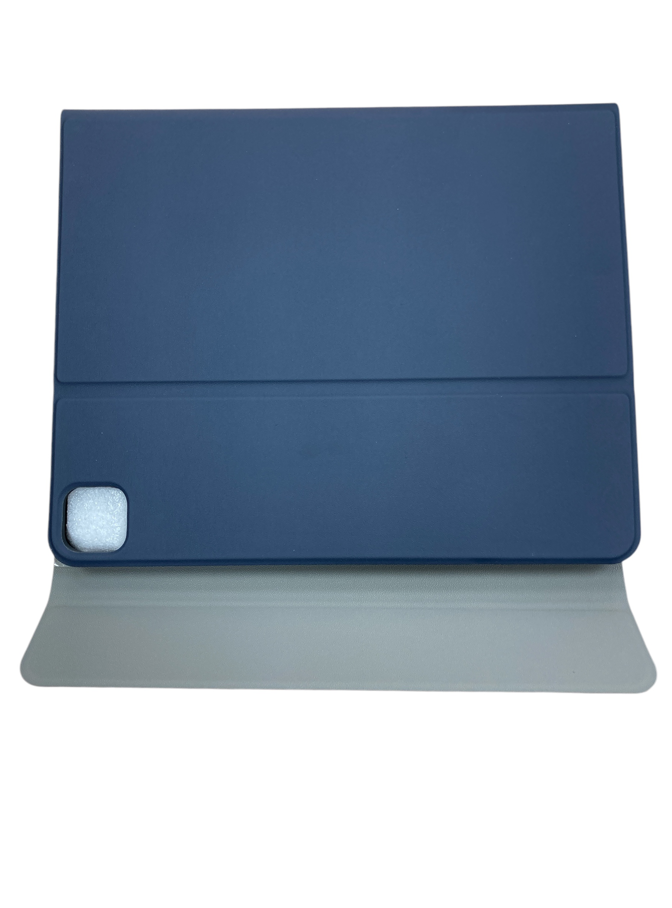 Funda Con Teclado Español Para iPad 12.9 Con Ranura Azul-4
