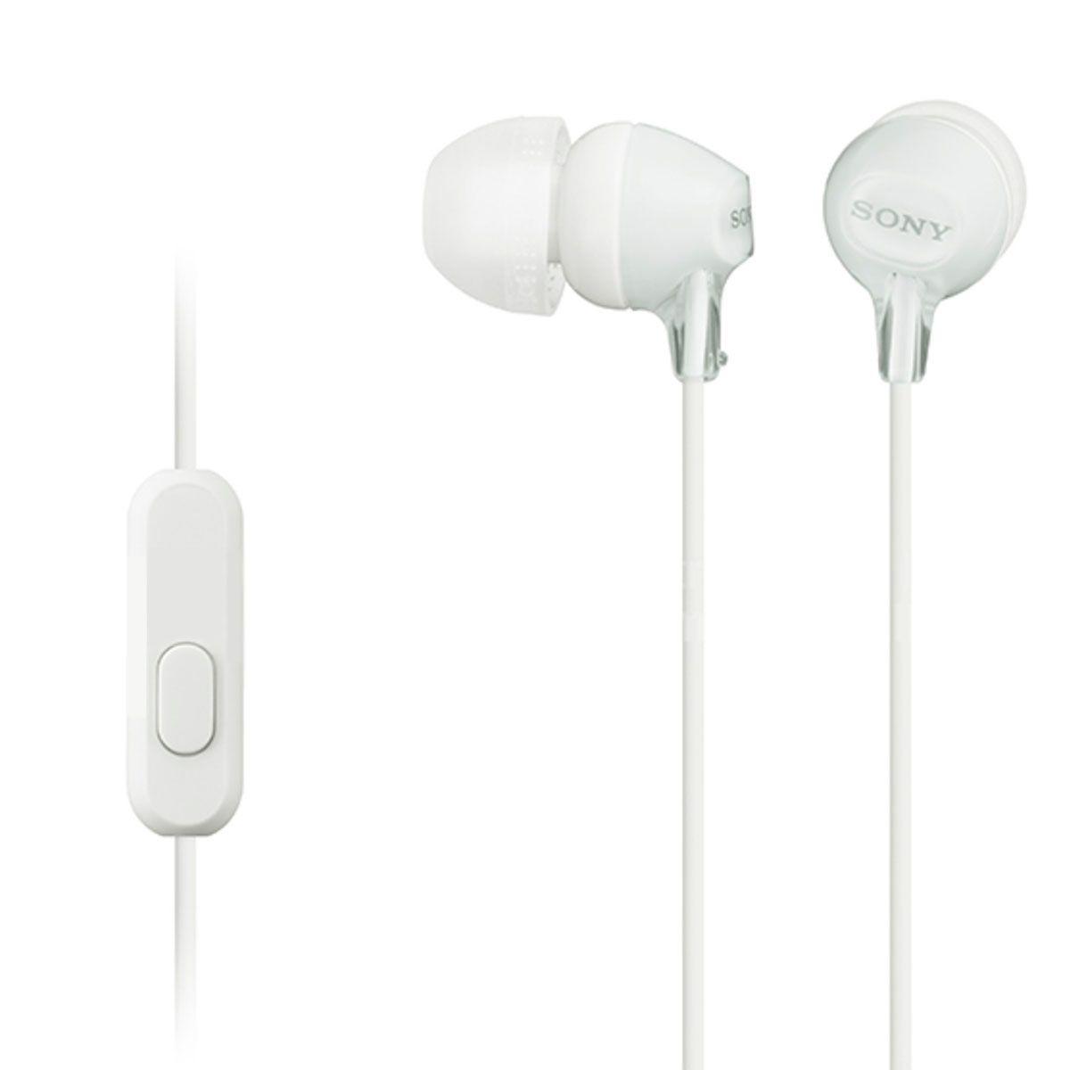 Audífonos Sony Con Función Manos Libres MDR-EX15AP Blanco-0