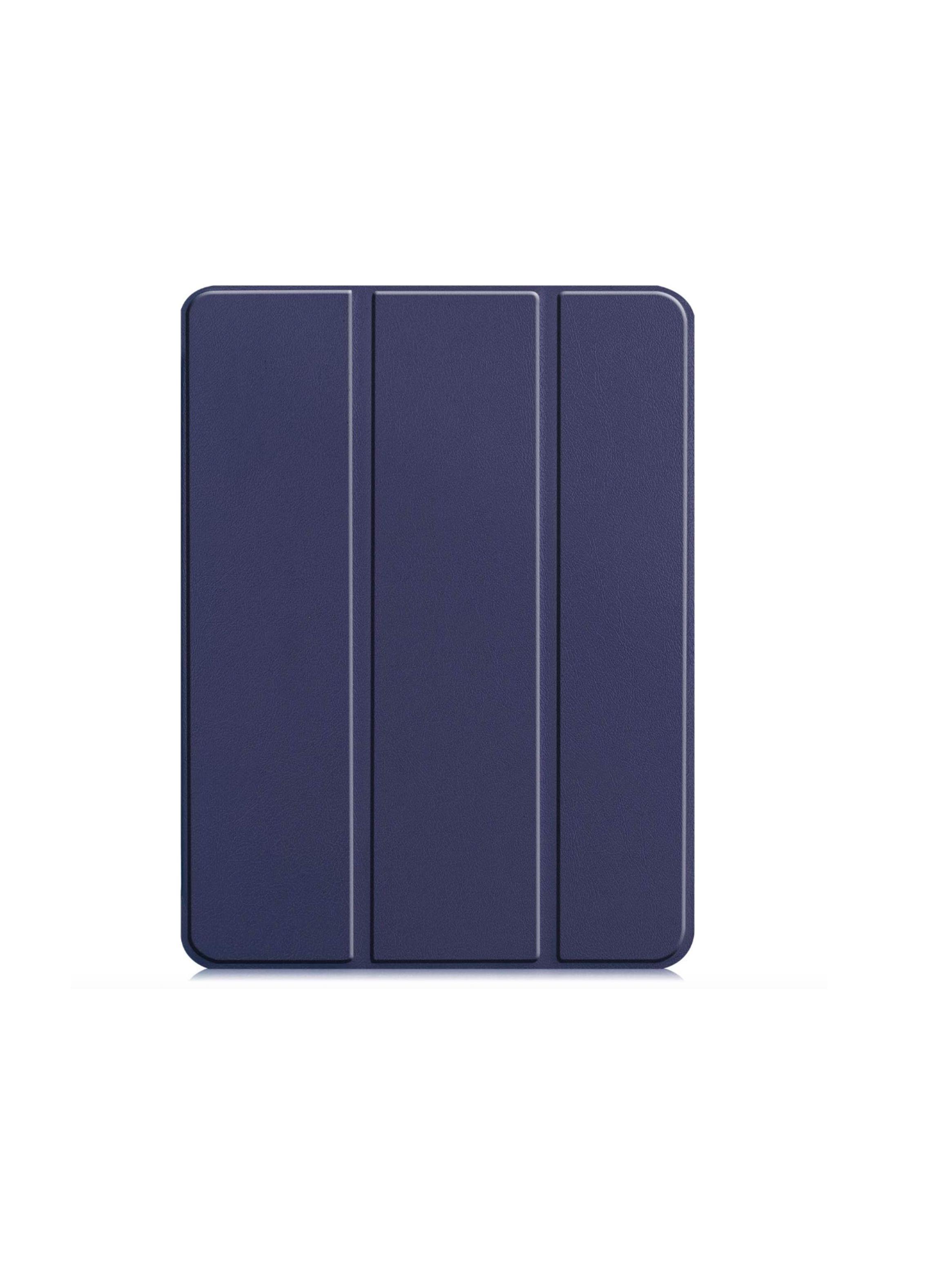 Funda Smart Cover Con Lamina Vidrio Para iPad 12.9 Azul-2