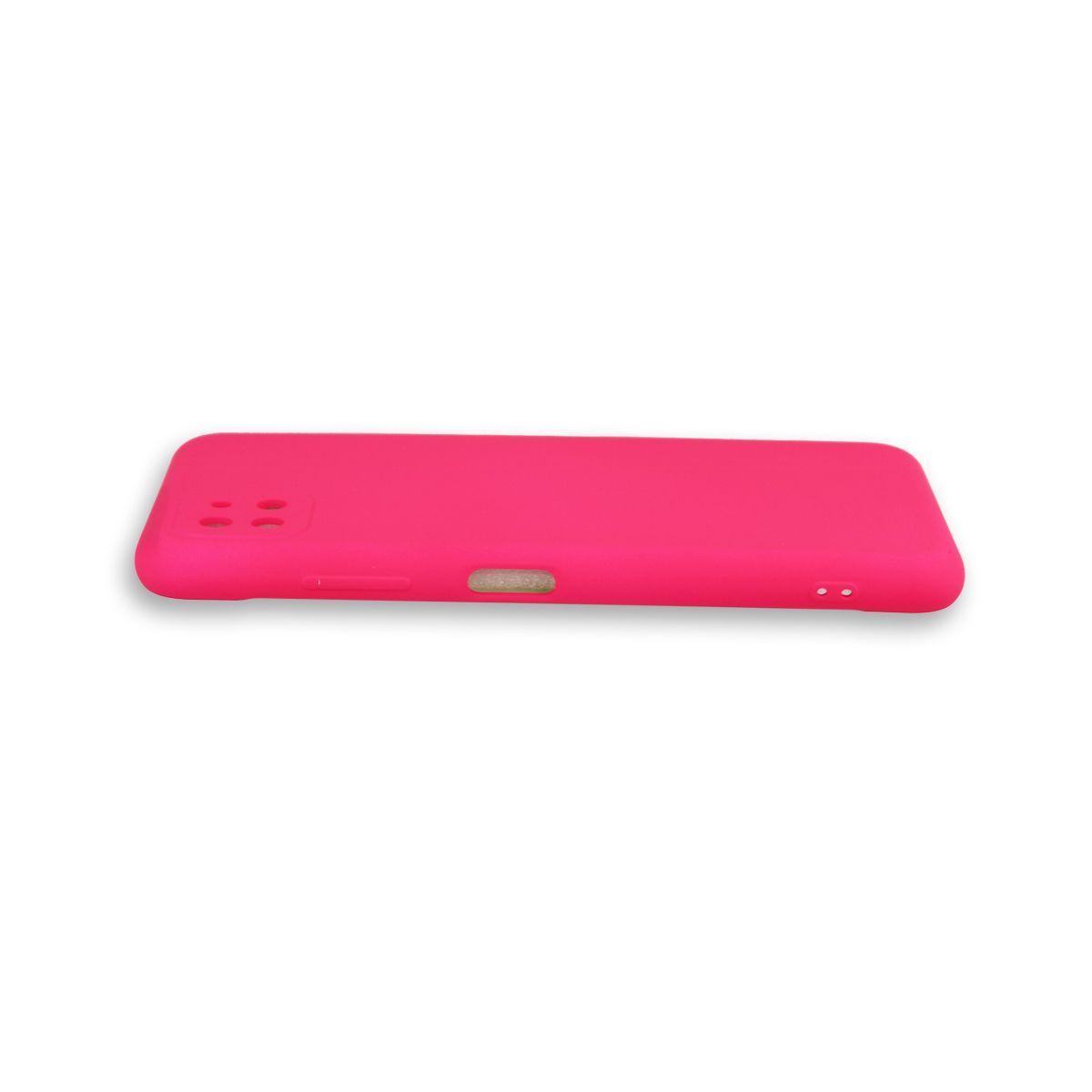 Carcasa Para Samsung A22 5G Goma Fucsia-2