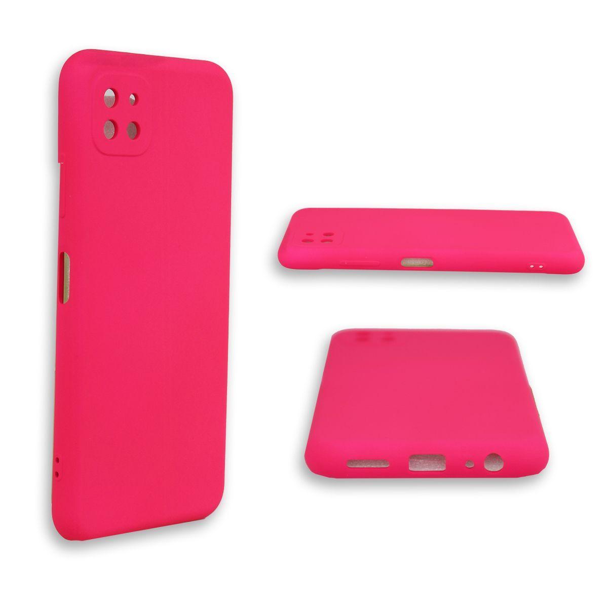 Carcasa Para Samsung A22 5G Goma Fucsia-4