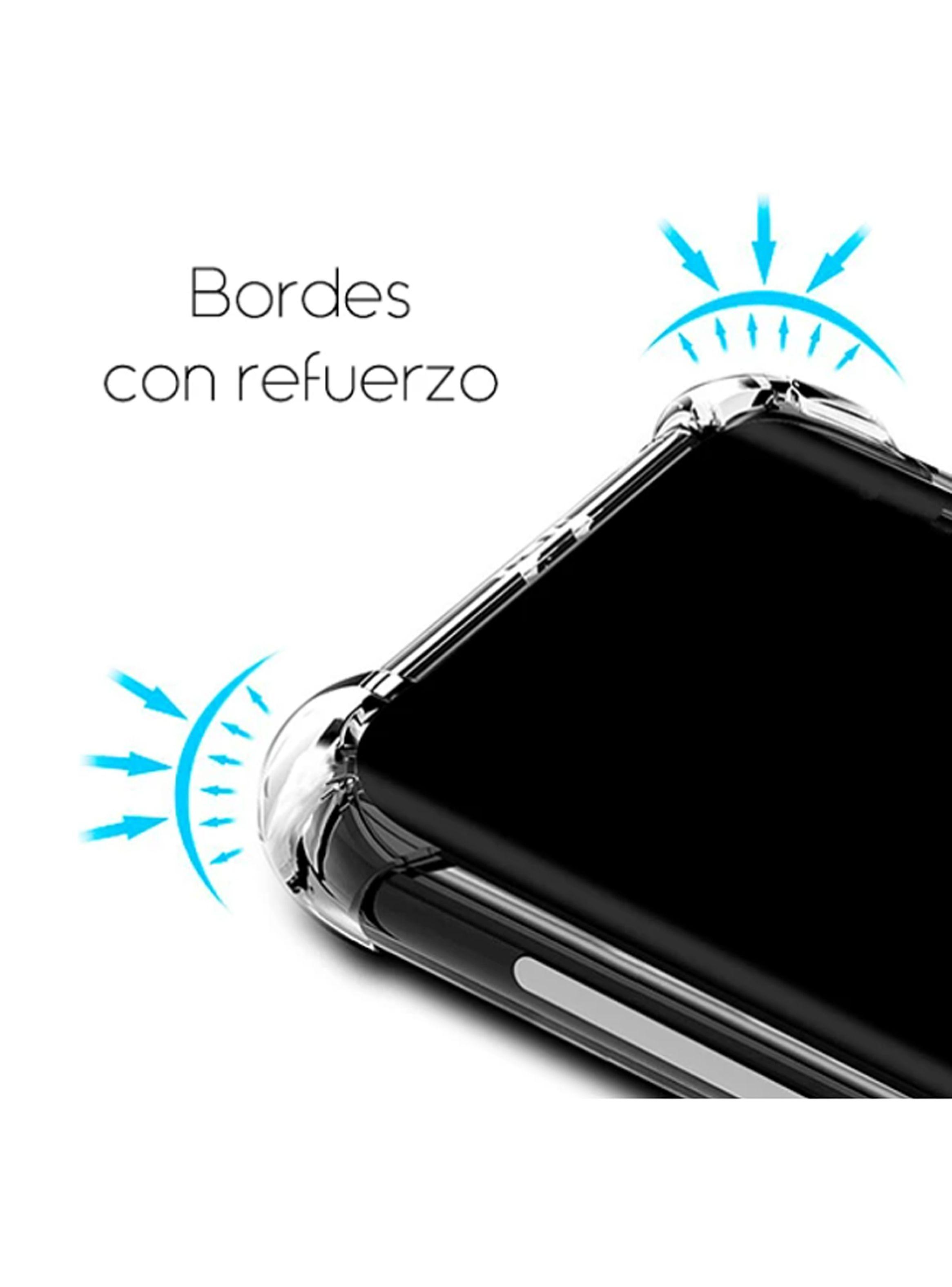 Carcasa Antigolpes Para Samsung A02s Transparente Reforzado-3