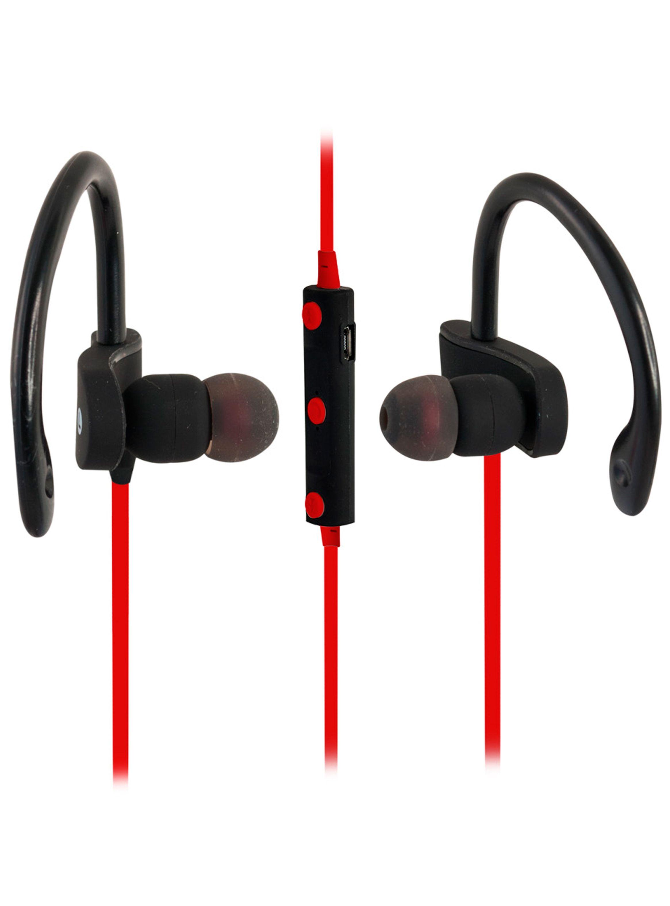 Audifonos Inalambricos Bluetooth Deportivos Action-Fit Rojo-3