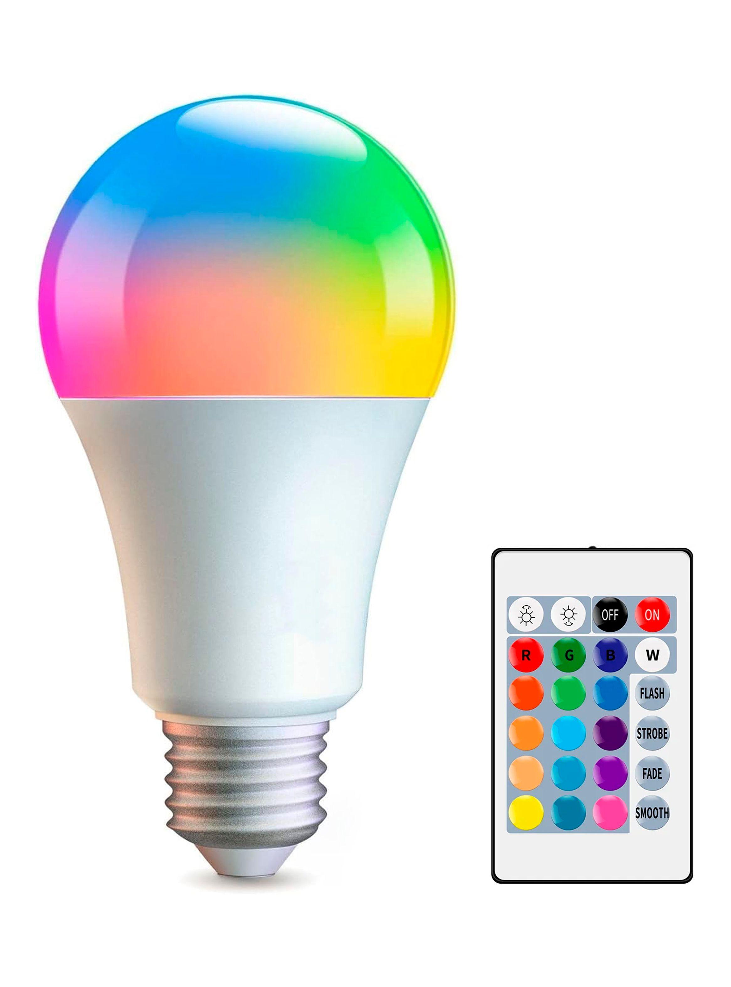 Ampolleta Led Inteligente Colores RGB Control Remoto DBG84-0