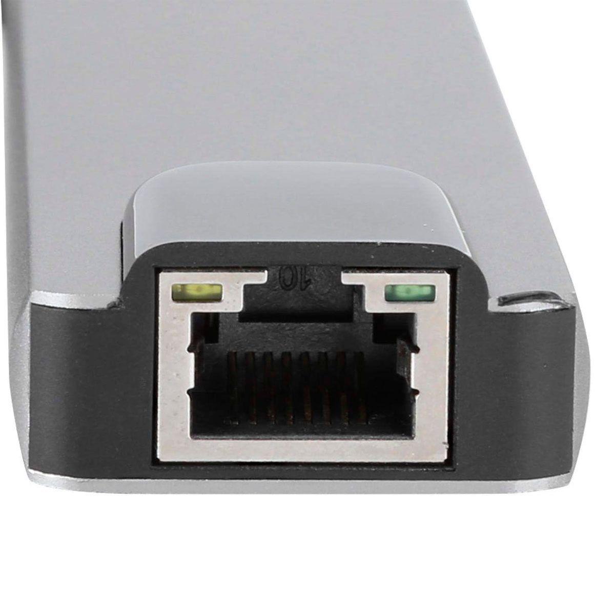 Adaptador USB-C 5 En 1 Usb-C A Hdtv + Usb3.0 + Pd Support4k-4