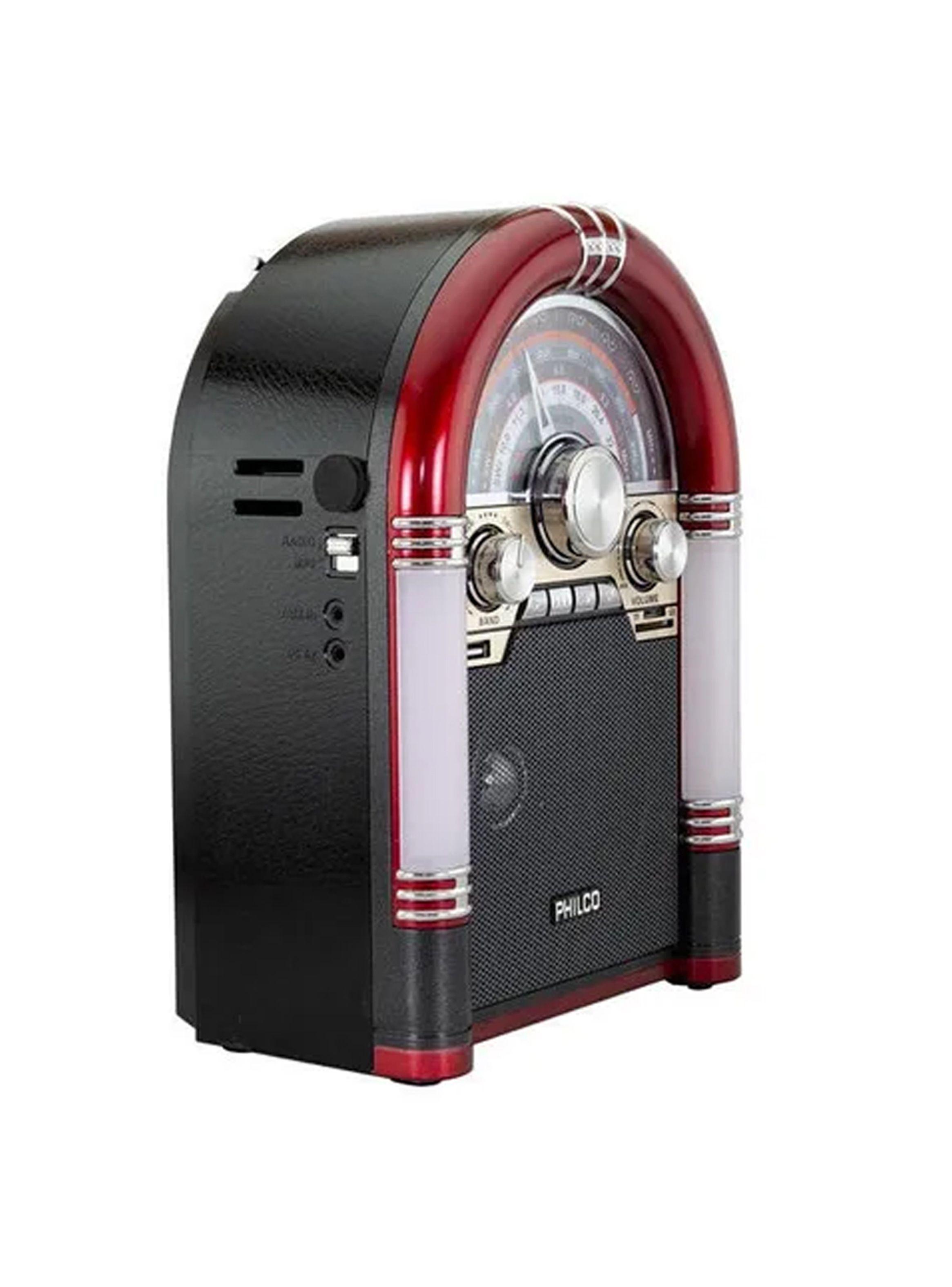 Radio Retro Rockola Parlante Bluetooth Portátil AM FM-2