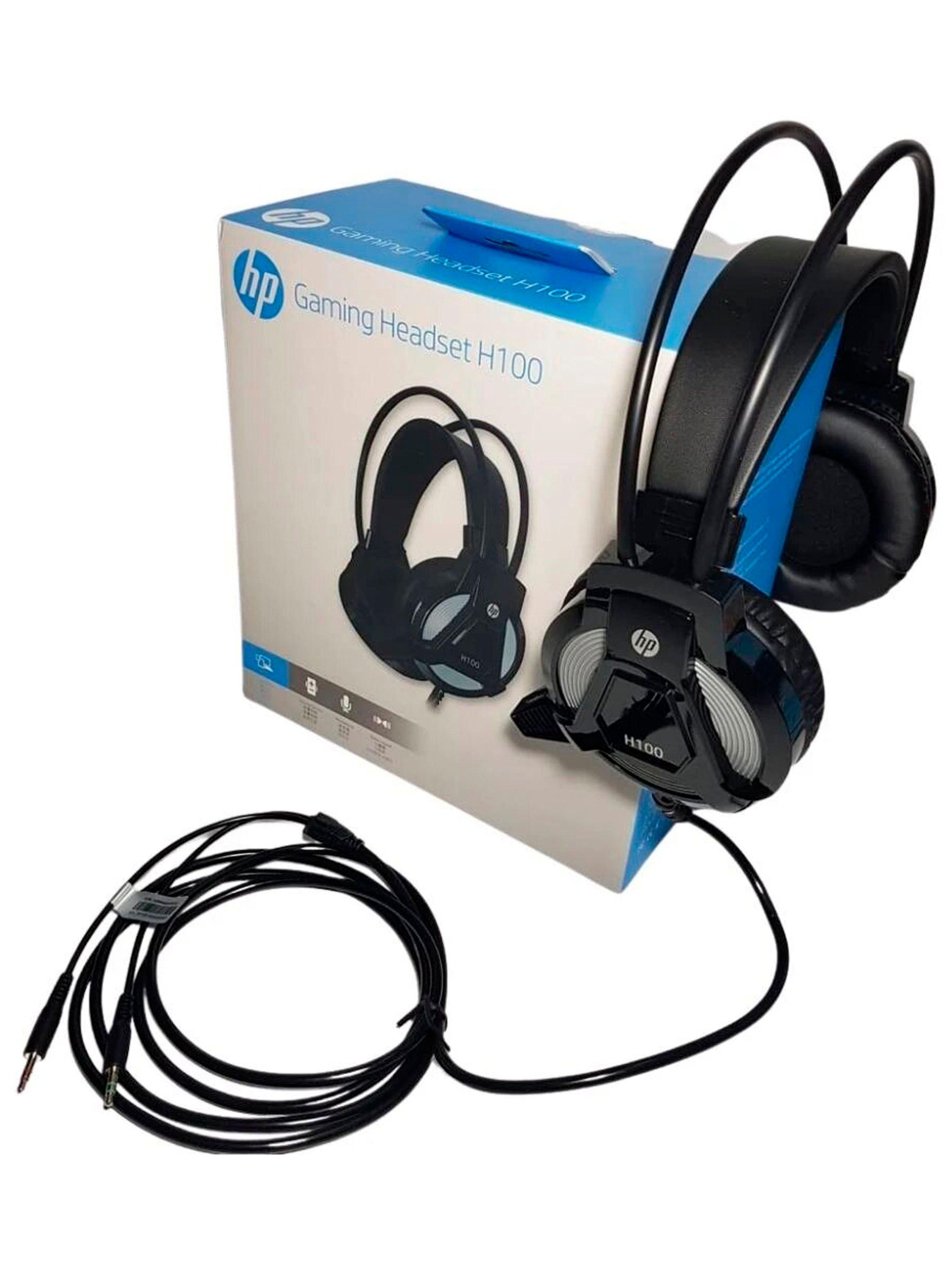 Audifonos Gamer HP H100 Negro Para PC/Play 4/Play 5-3