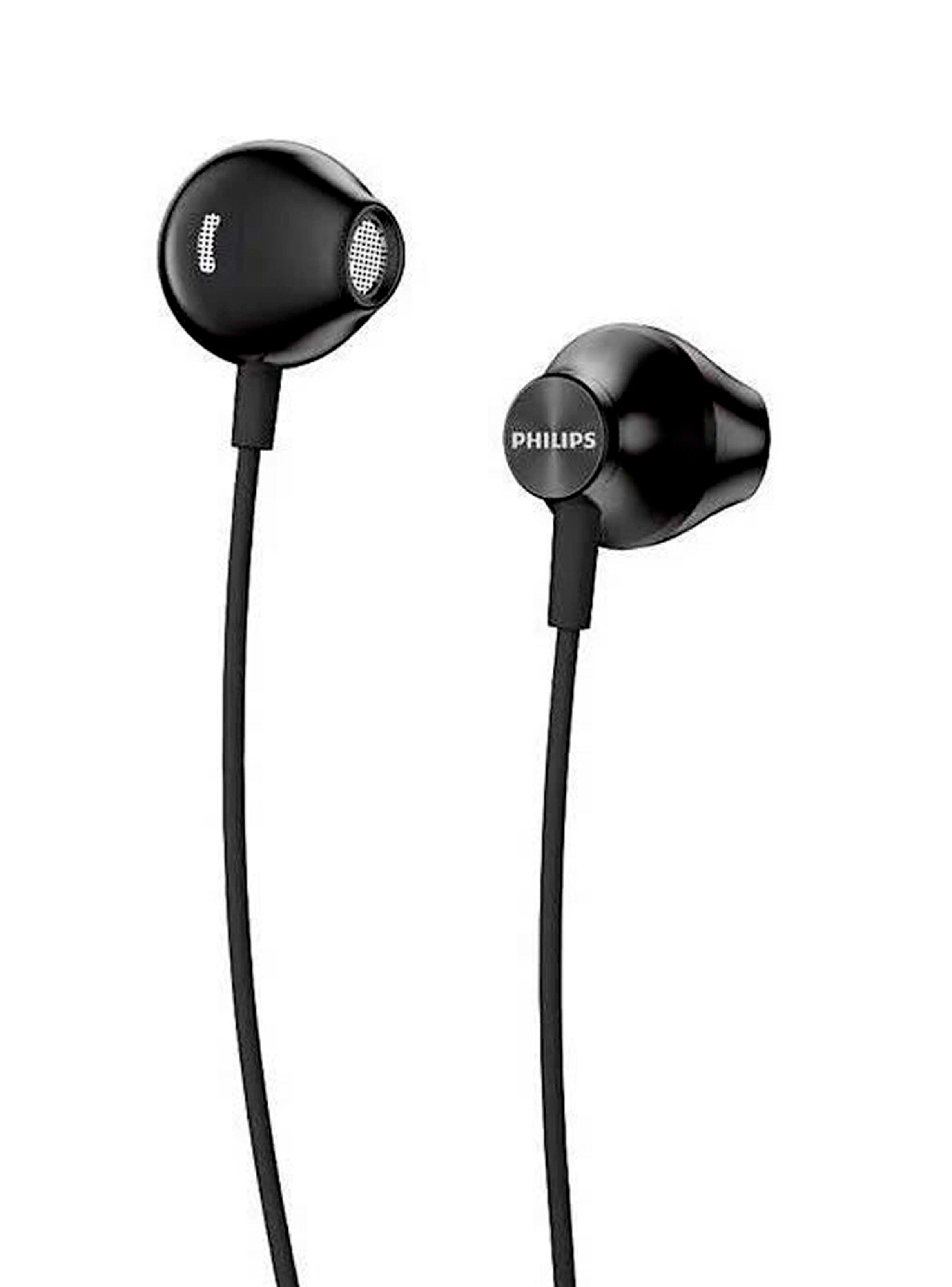 Audífonos Alambricos Philips Conector 3.5 mm Taue100 Negro-1