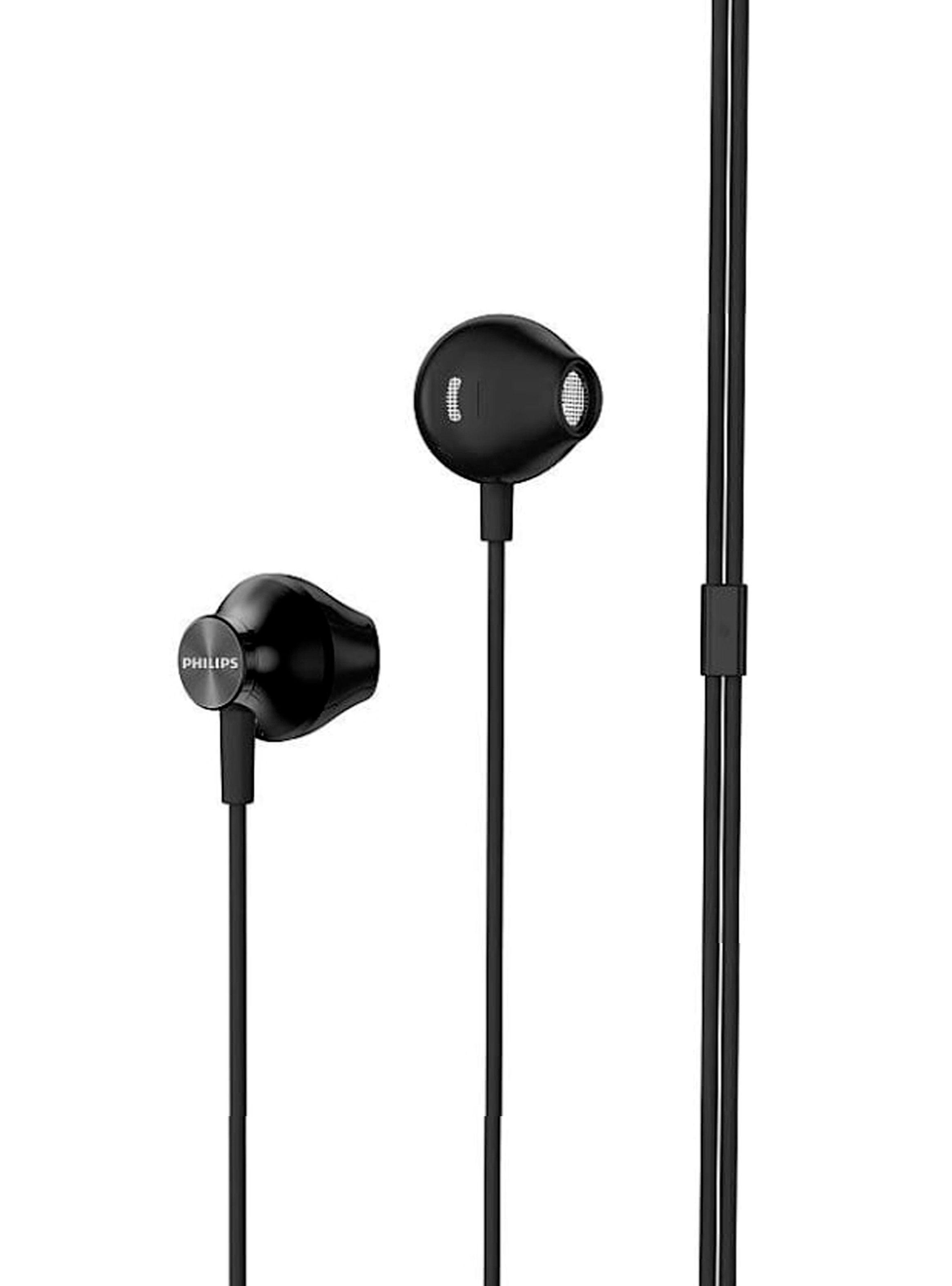 Audífonos Alambricos Philips Conector 3.5 mm Taue100 Negro-2