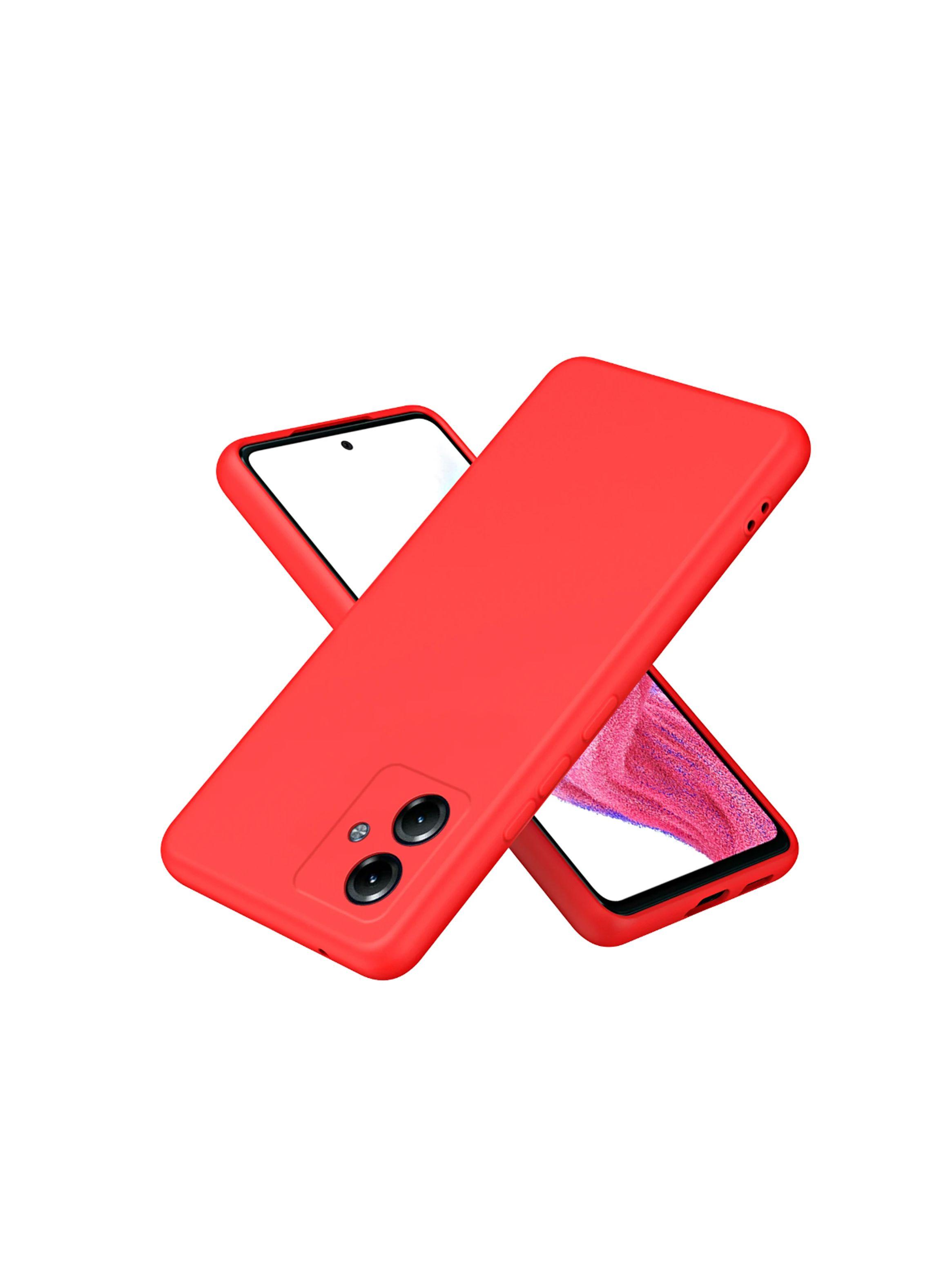Carcasa Para Xioami Redmi 12 5G Goma Rojo-0