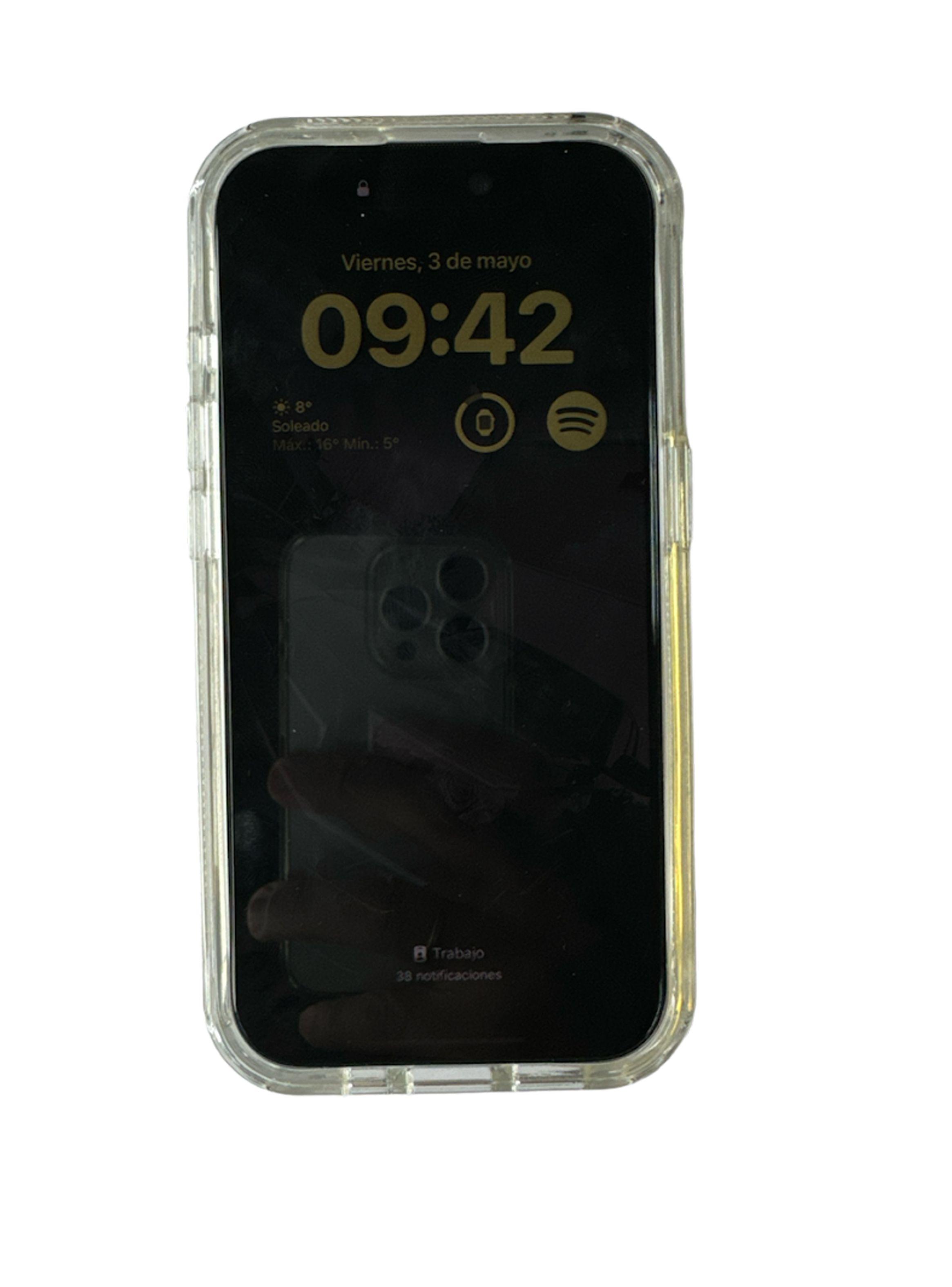 Carcasa Para iPhone 13 14 Antigolpes Space Transparente-1
