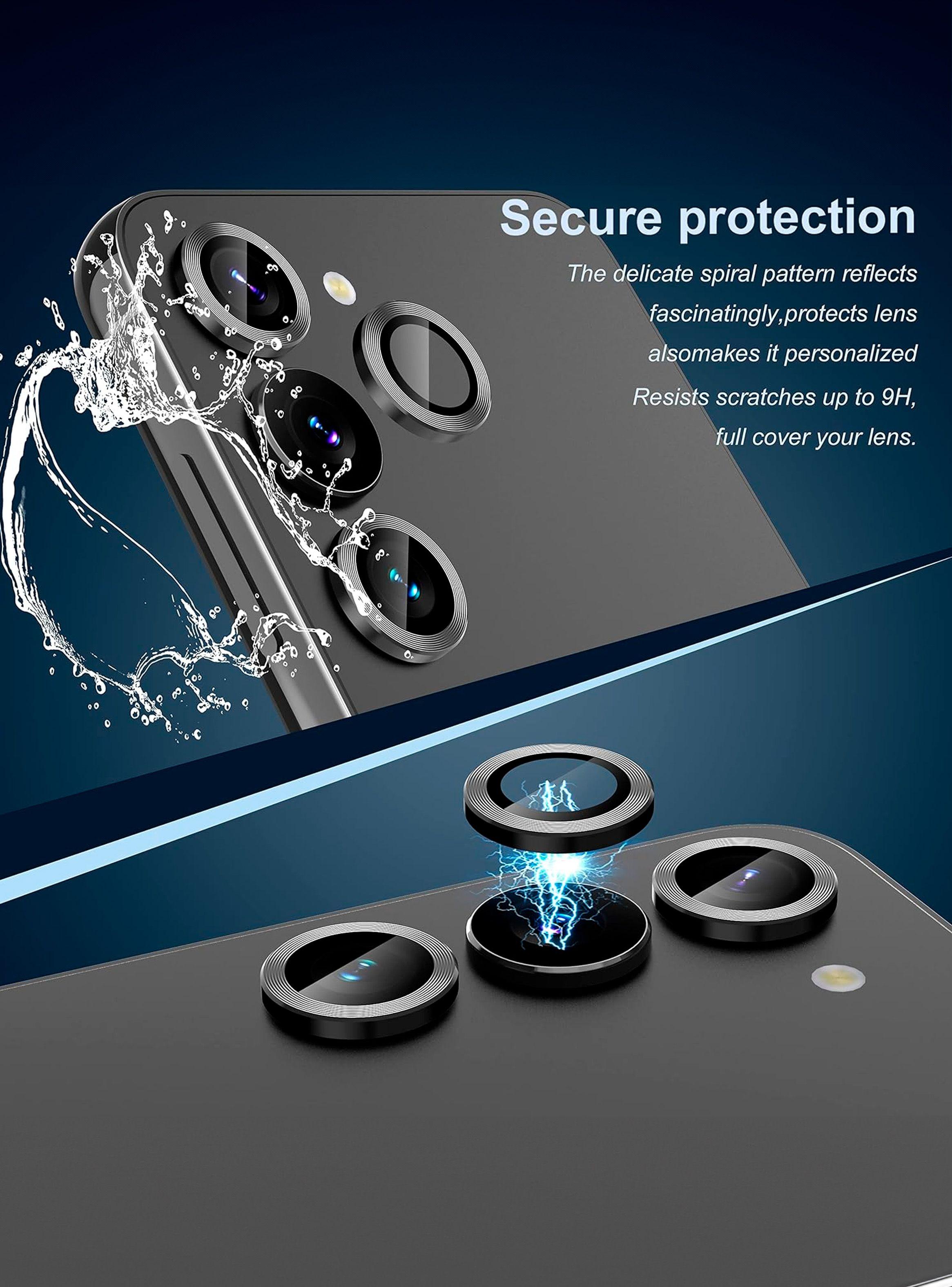 Protector De Lente De Camara Compatible Con Samsung A34 Negro-1
