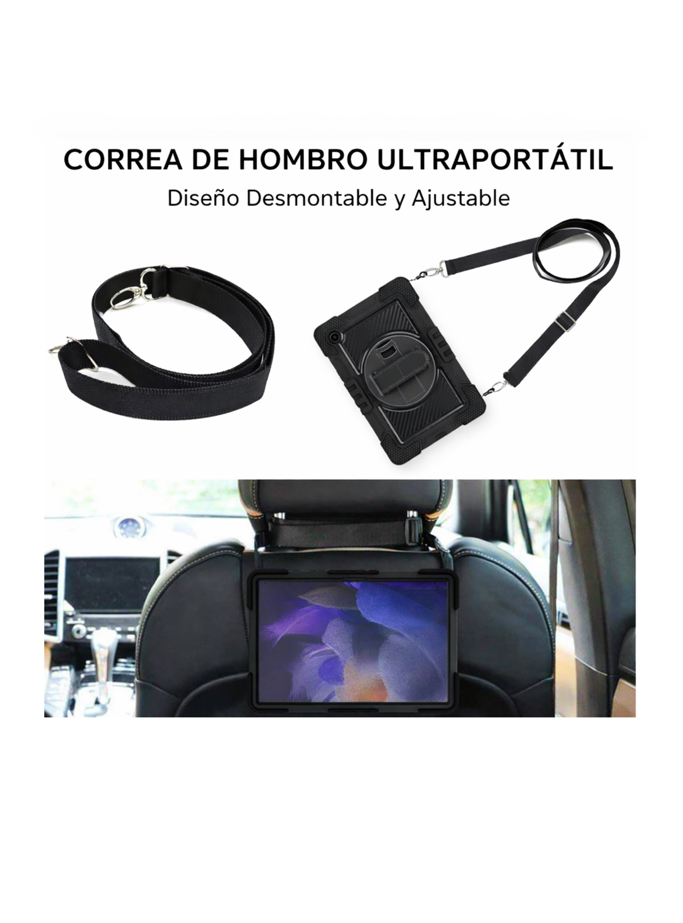 Funda Armadura 360 Lamina Clear Para Tablet Samsung A11 Plus-3