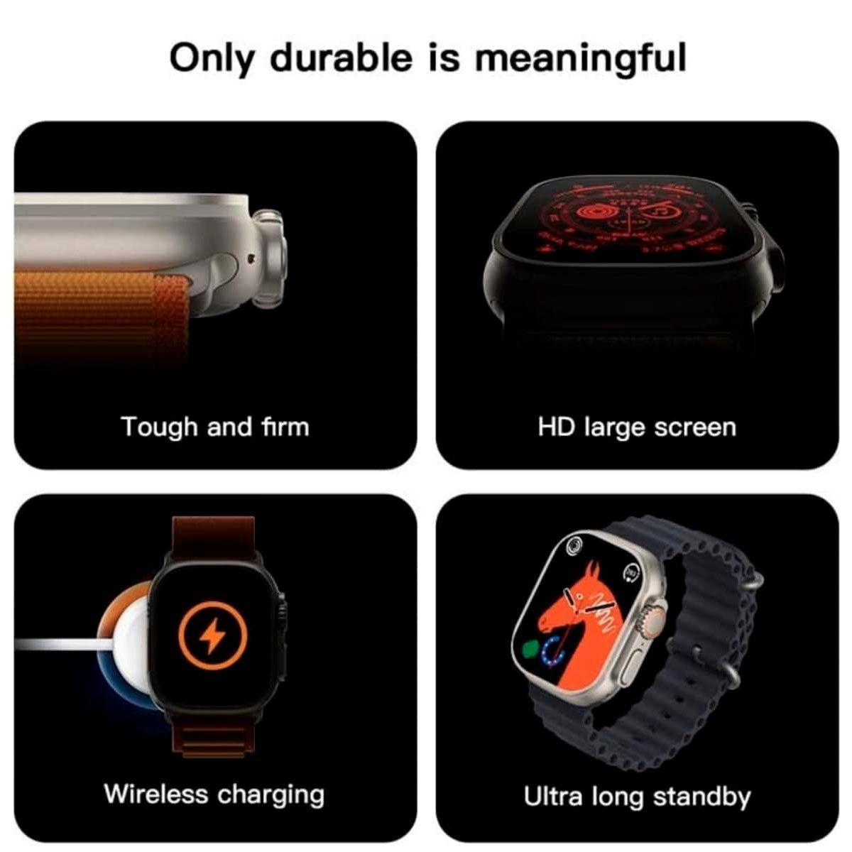Reloj Smart Watch Titanium Case Z55 Ultra-3