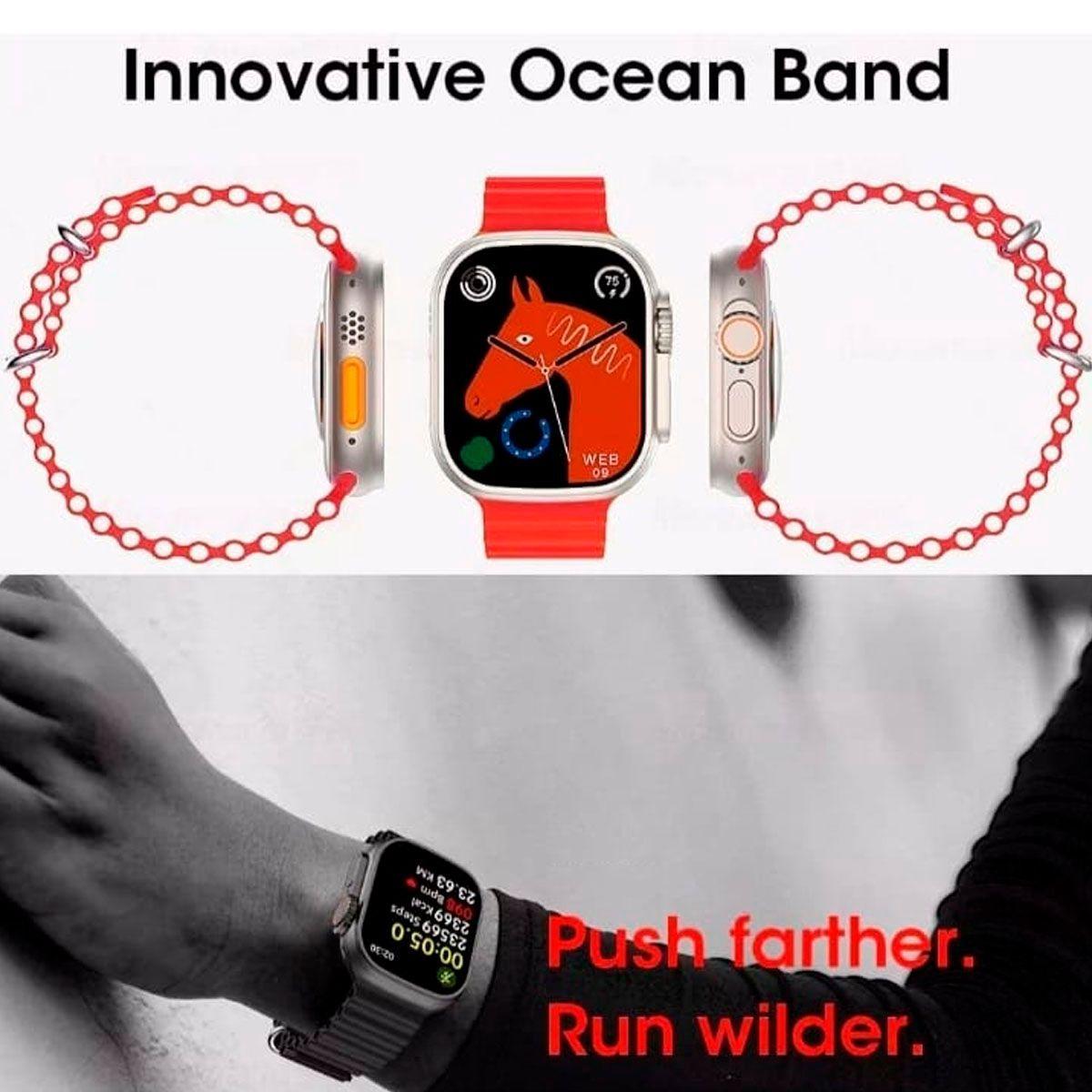 Reloj Smart Watch Titanium Case Z55 Ultra-1