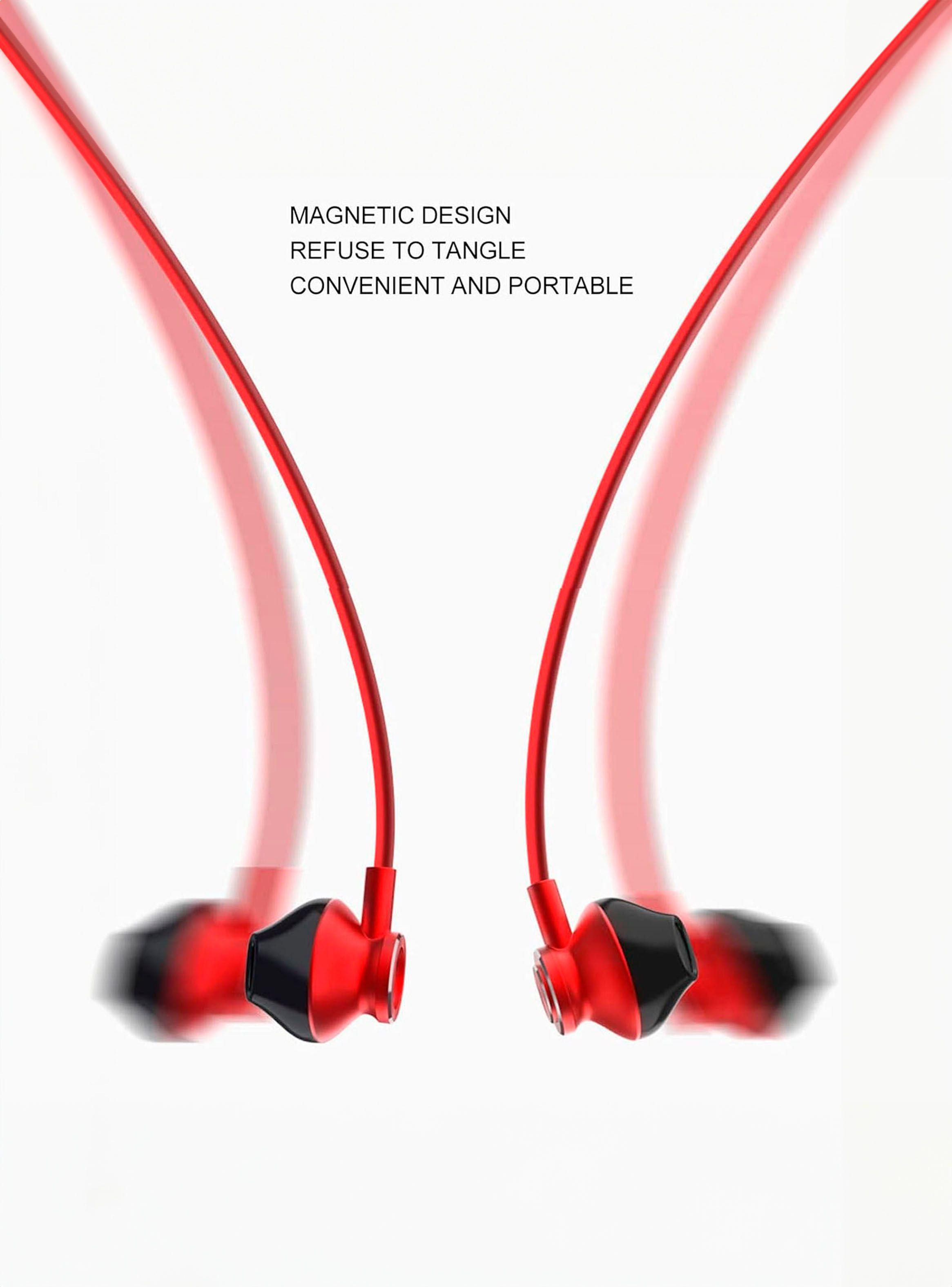 Audifonos Deportivo Inalambricos Bluetooth Motomo YDB15 Rojo-2