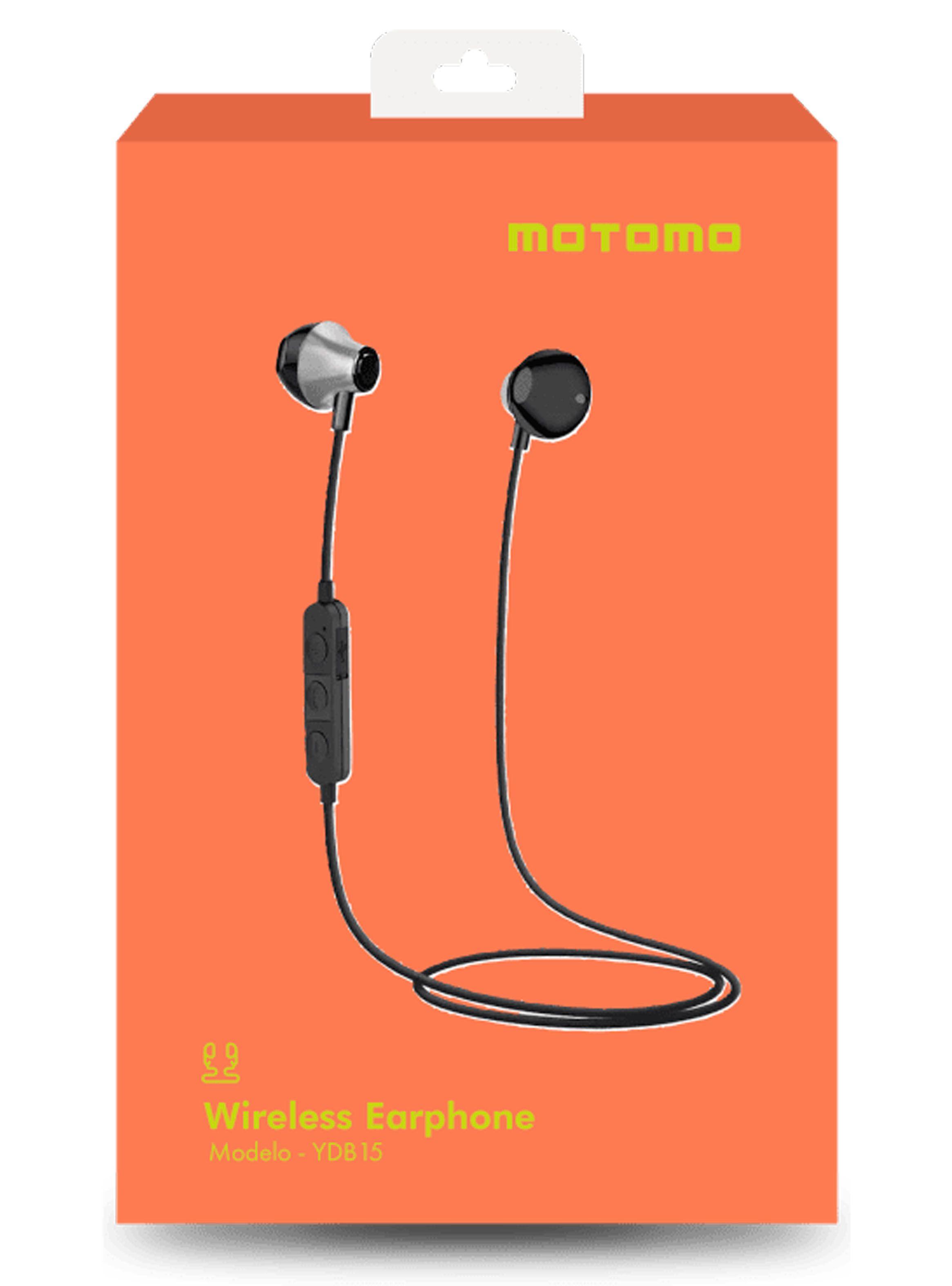 Audifonos Deportivo Inalambricos Bluetooth Motomo YDB15 Rojo-3