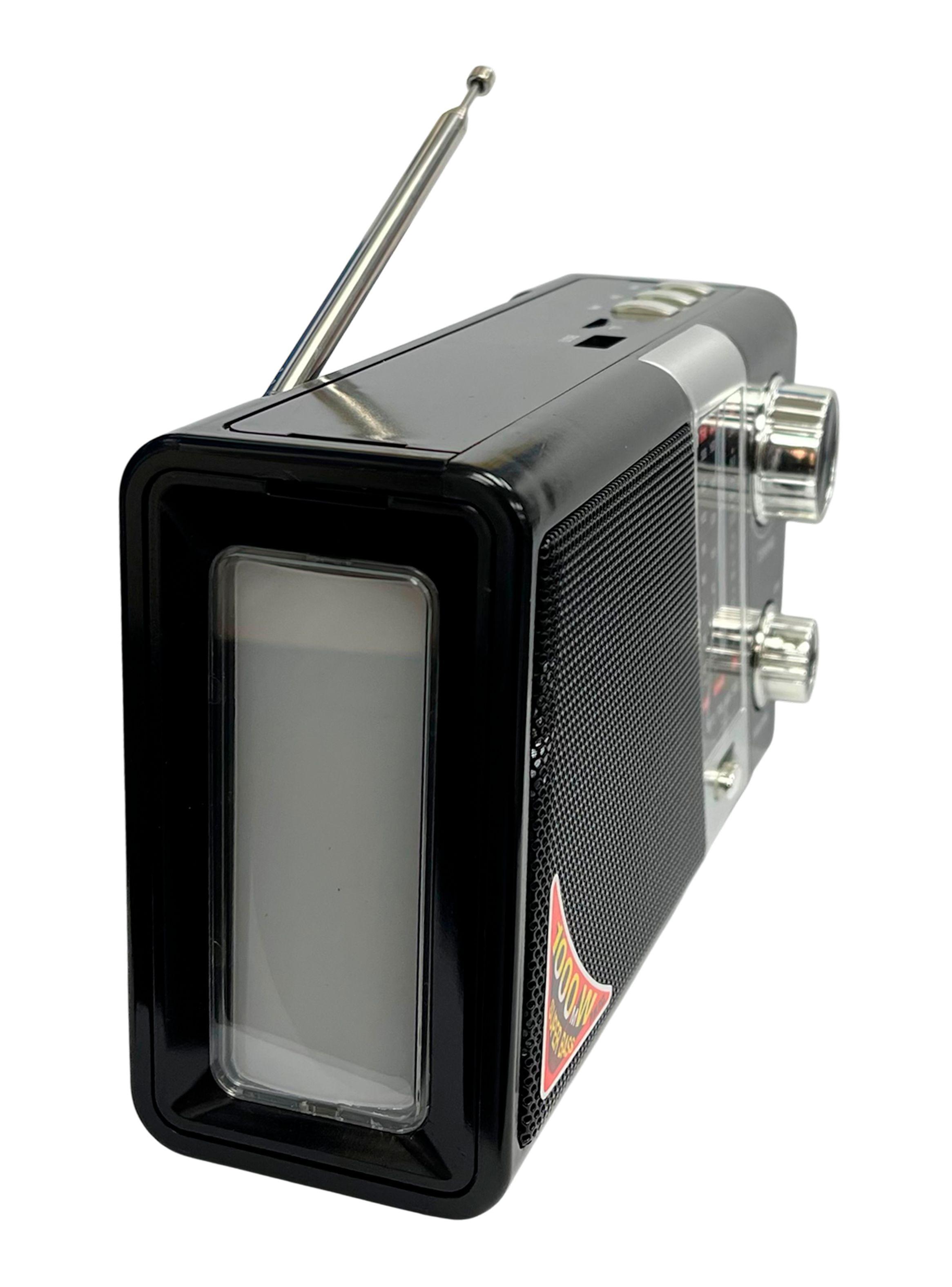 Radio Portatil Recargable Linterna Carga Solar Tenolab TL635-2