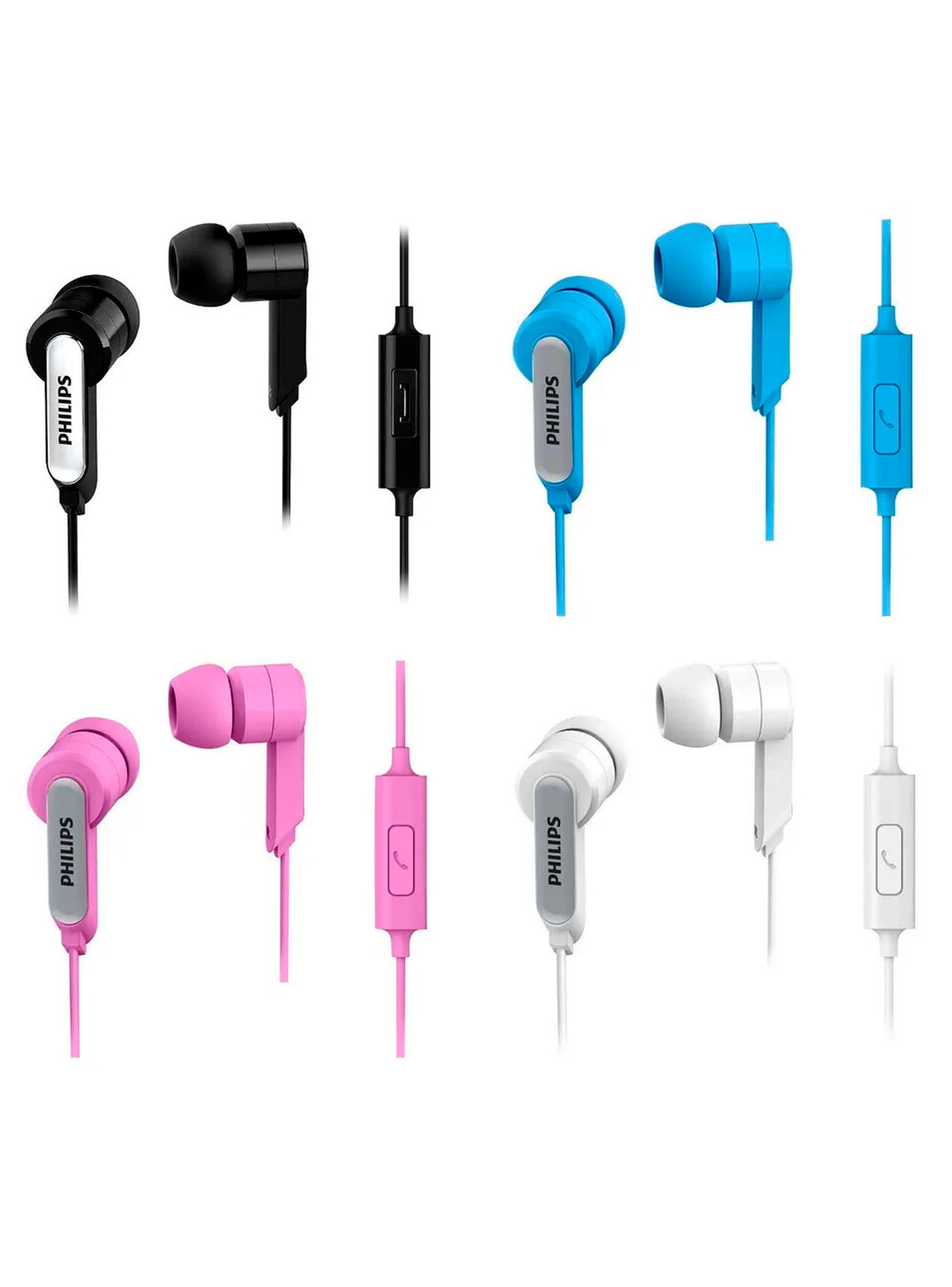 Audifonos Manos Libres Conexion 3.5mm Philips SHE1405 Azul-3