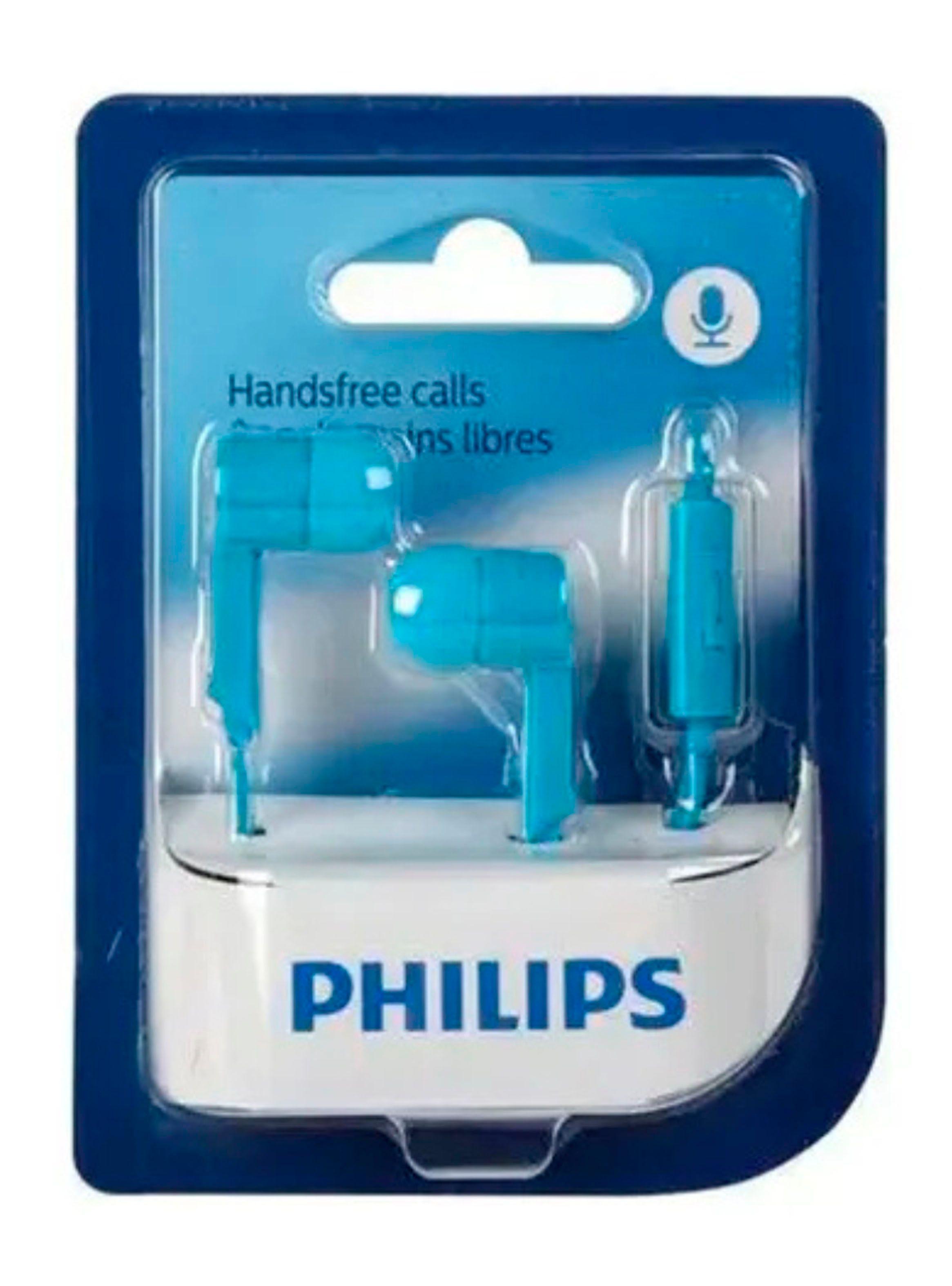Audifonos Manos Libres Conexion 3.5mm Philips SHE1405 Azul-4