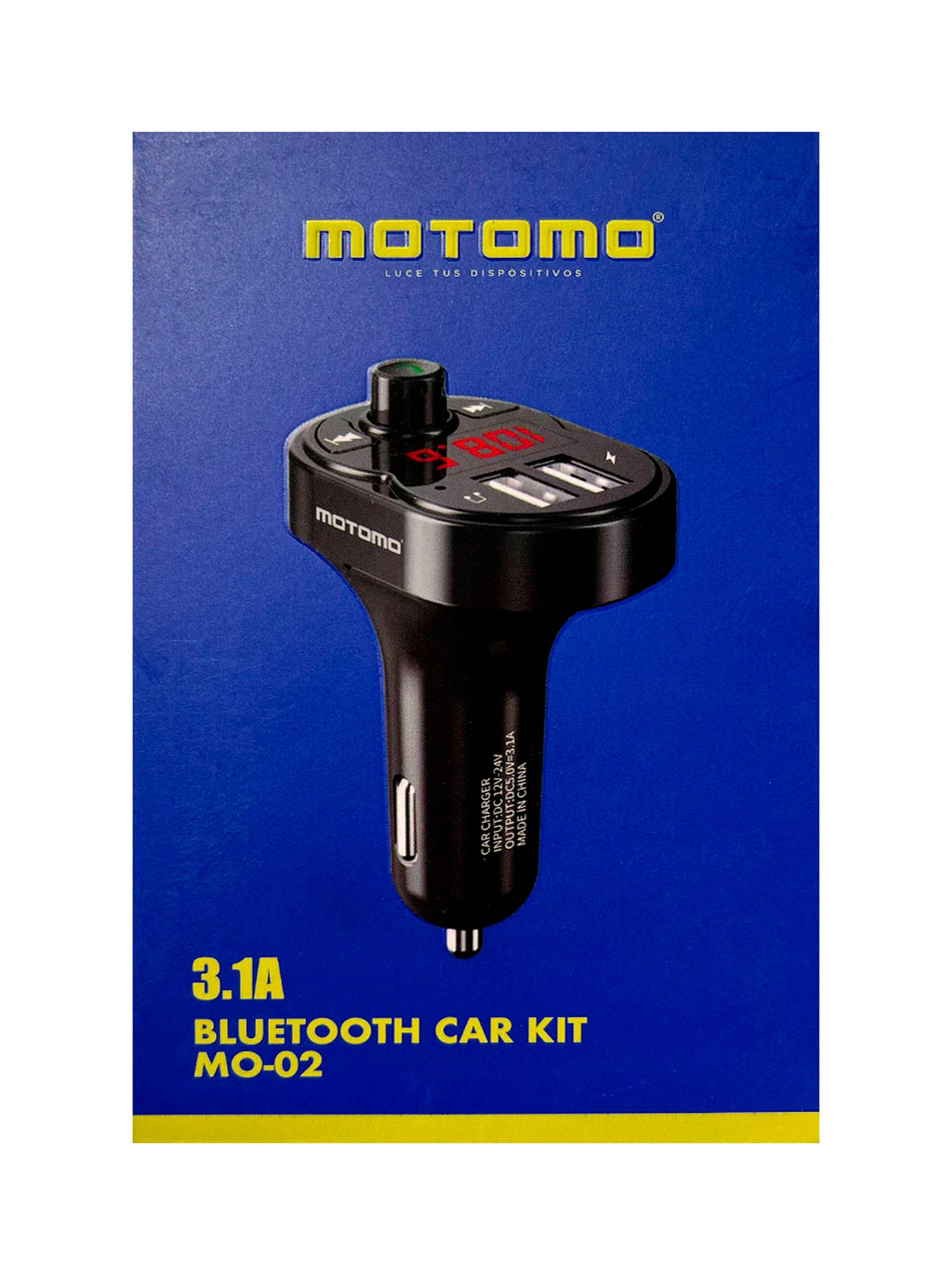 Transmisor de Auto FM Bluetooth Lector De Memoria Y Cargador-2