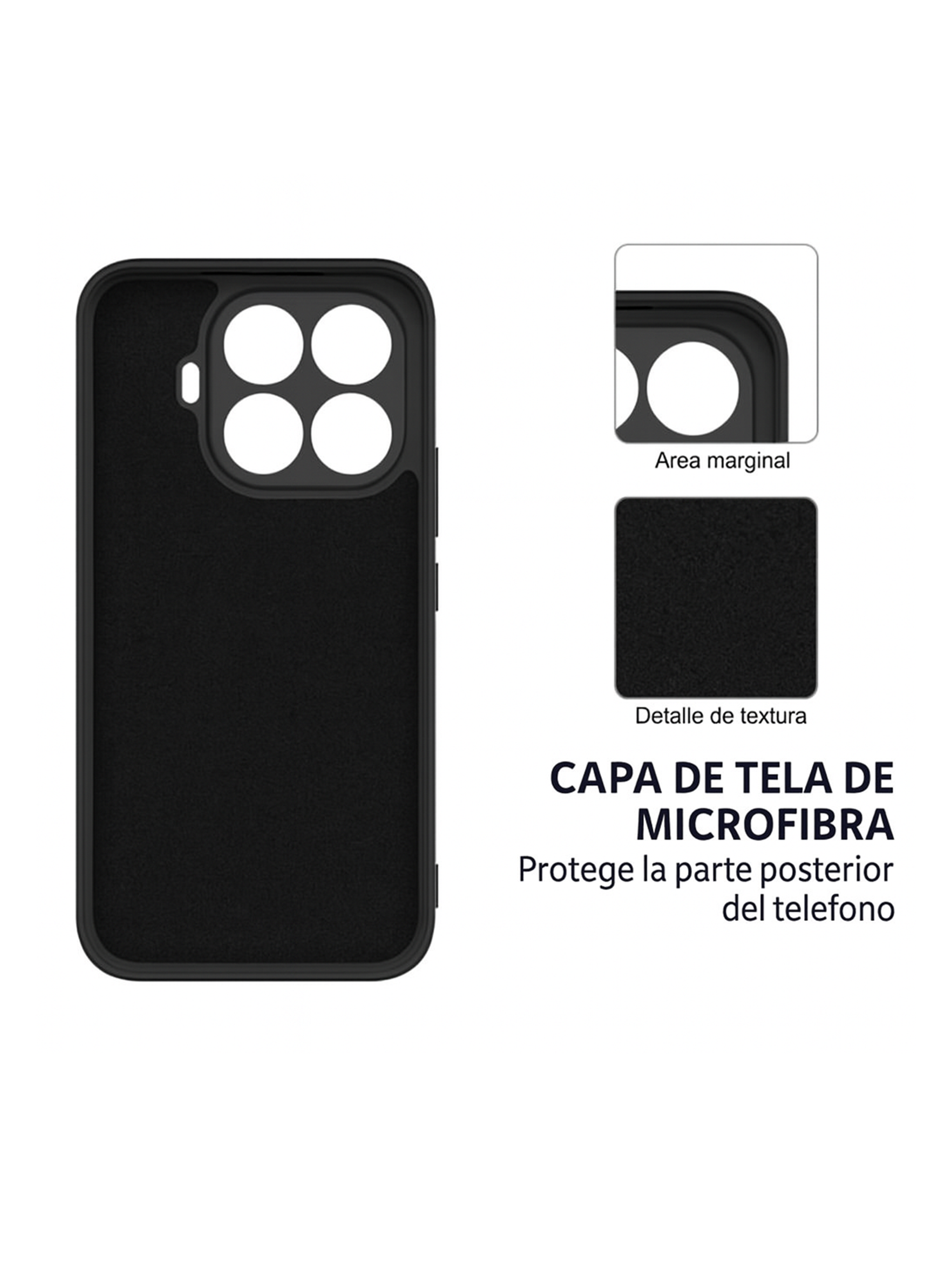 Carcasa Mica Clear Para Xiaomi 15T Pro Goma Colores-4