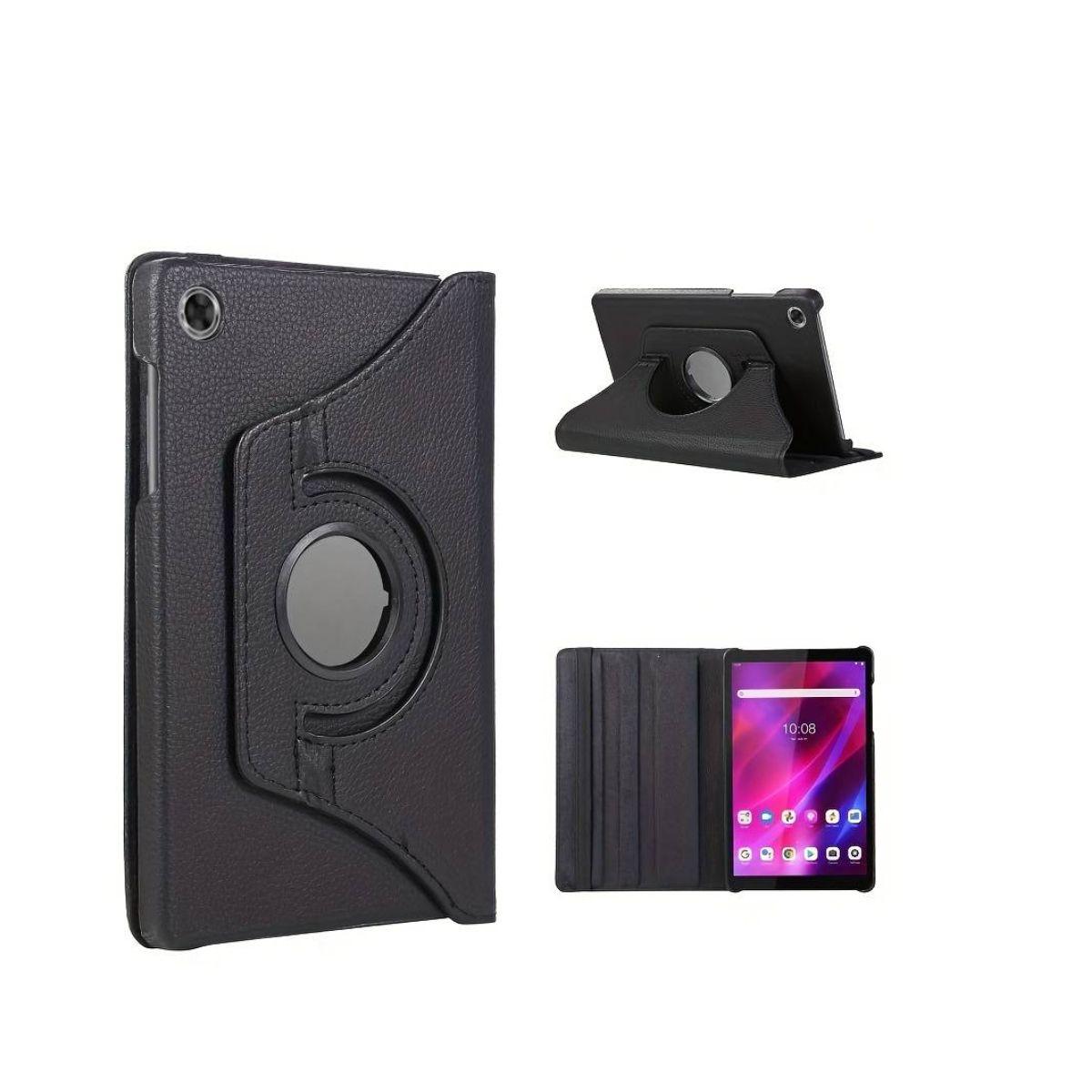 Carcasa Lamina Vidrio Funda Para Tab Samsung A9 8.7 Negro-1