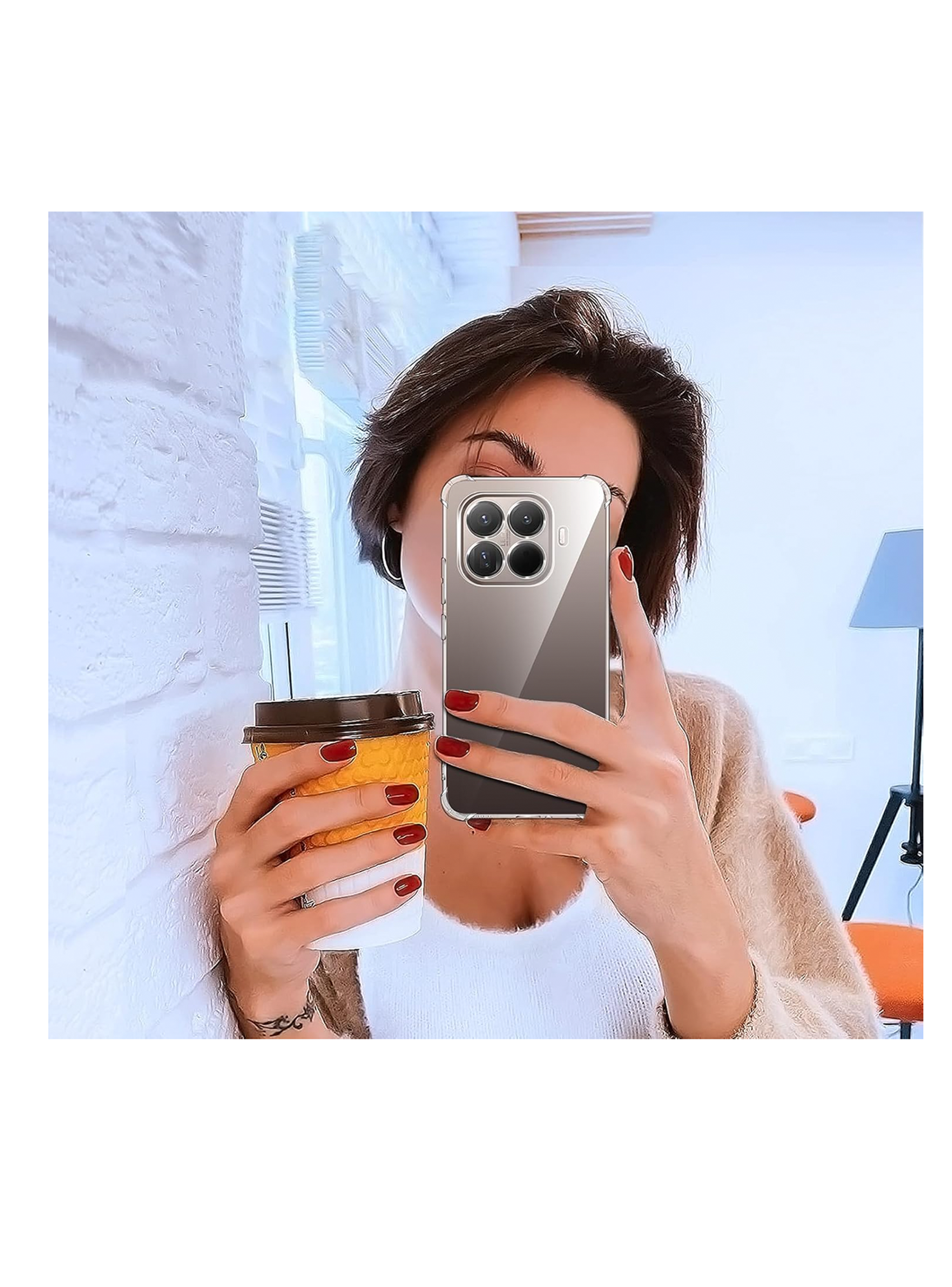 Carcasa Transparente Reforzada Para Xiaomi 14T Pro-2