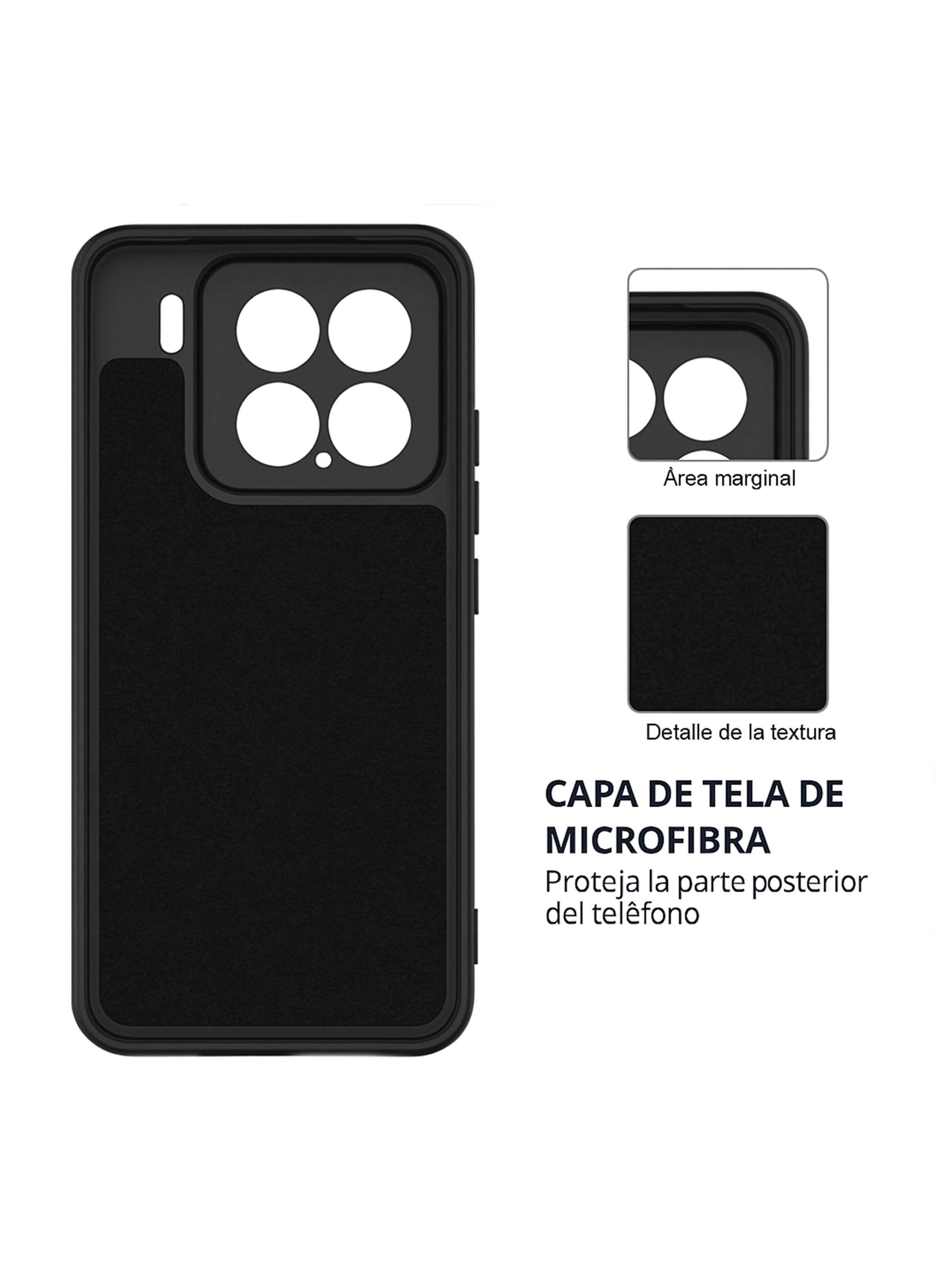 Carcasa Funda Lamina Antiespia Para Xiaomi 15 Goma Colores-3