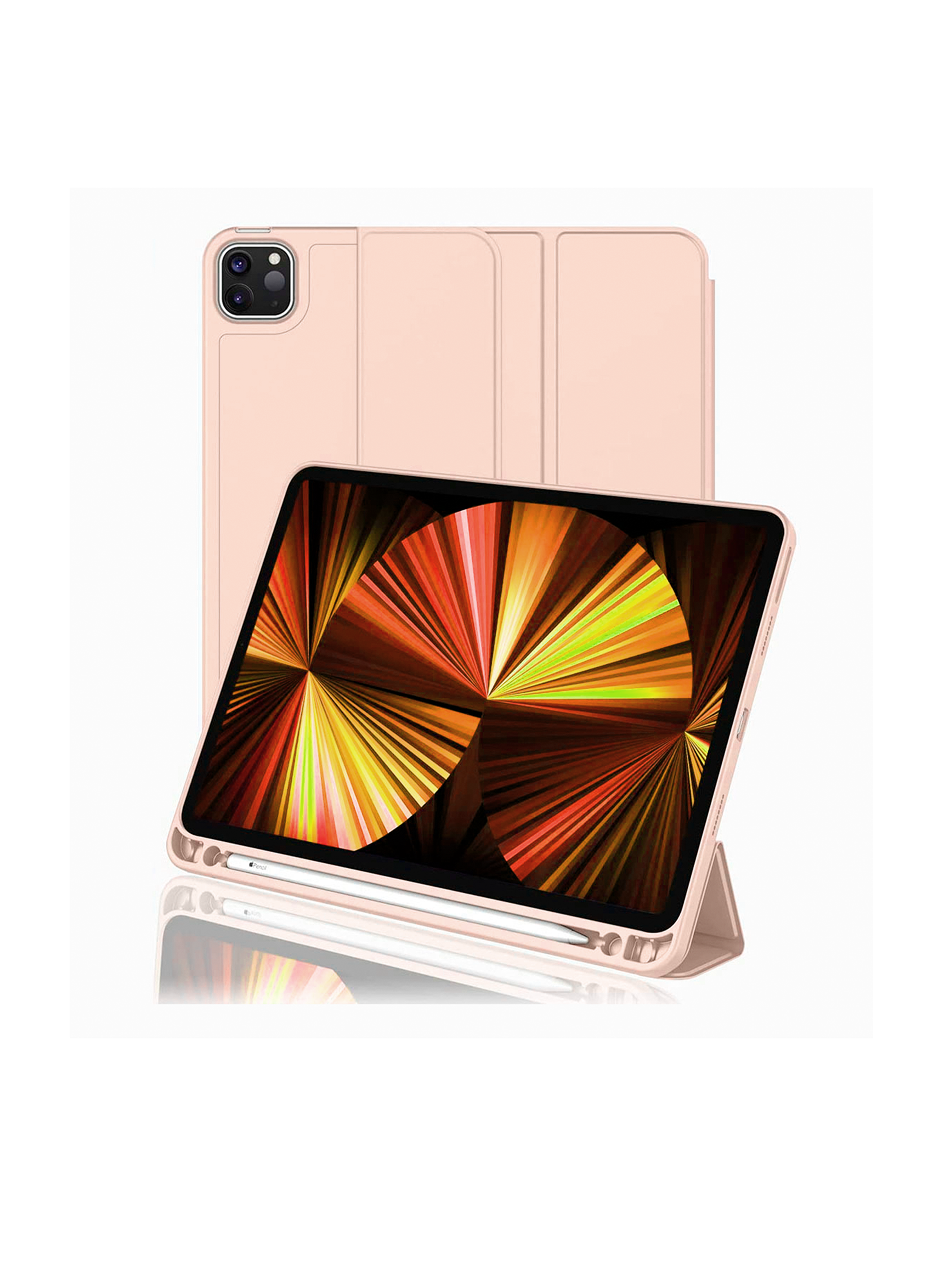 Funda SmartCover Para iPad 11 iPad 11 Pro Con Ranura Rosado-1