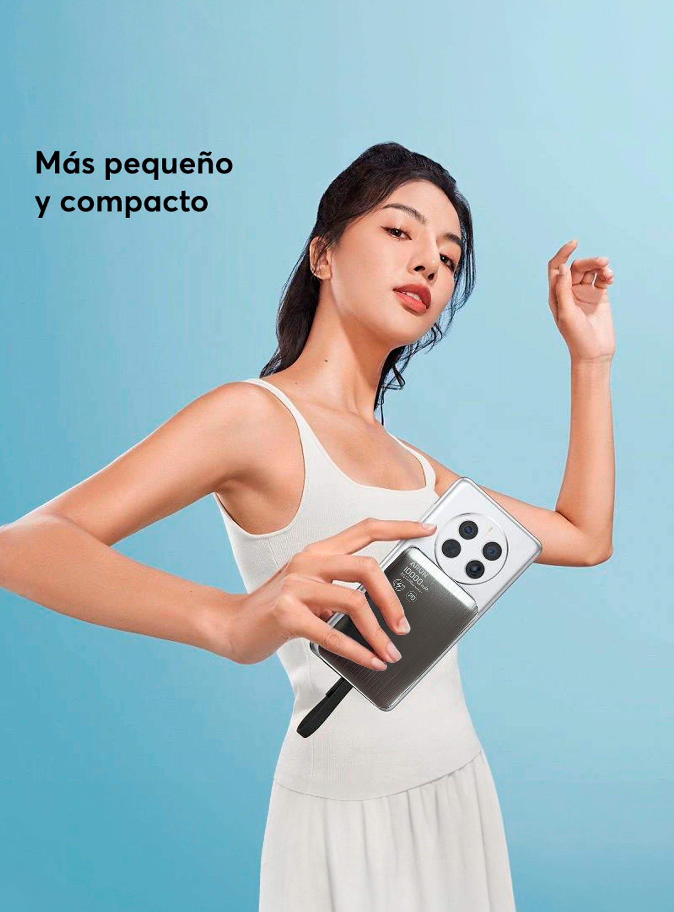 Bateria Externa Power Bank Magnetico 10000mah 3C-X18 Plomo-2