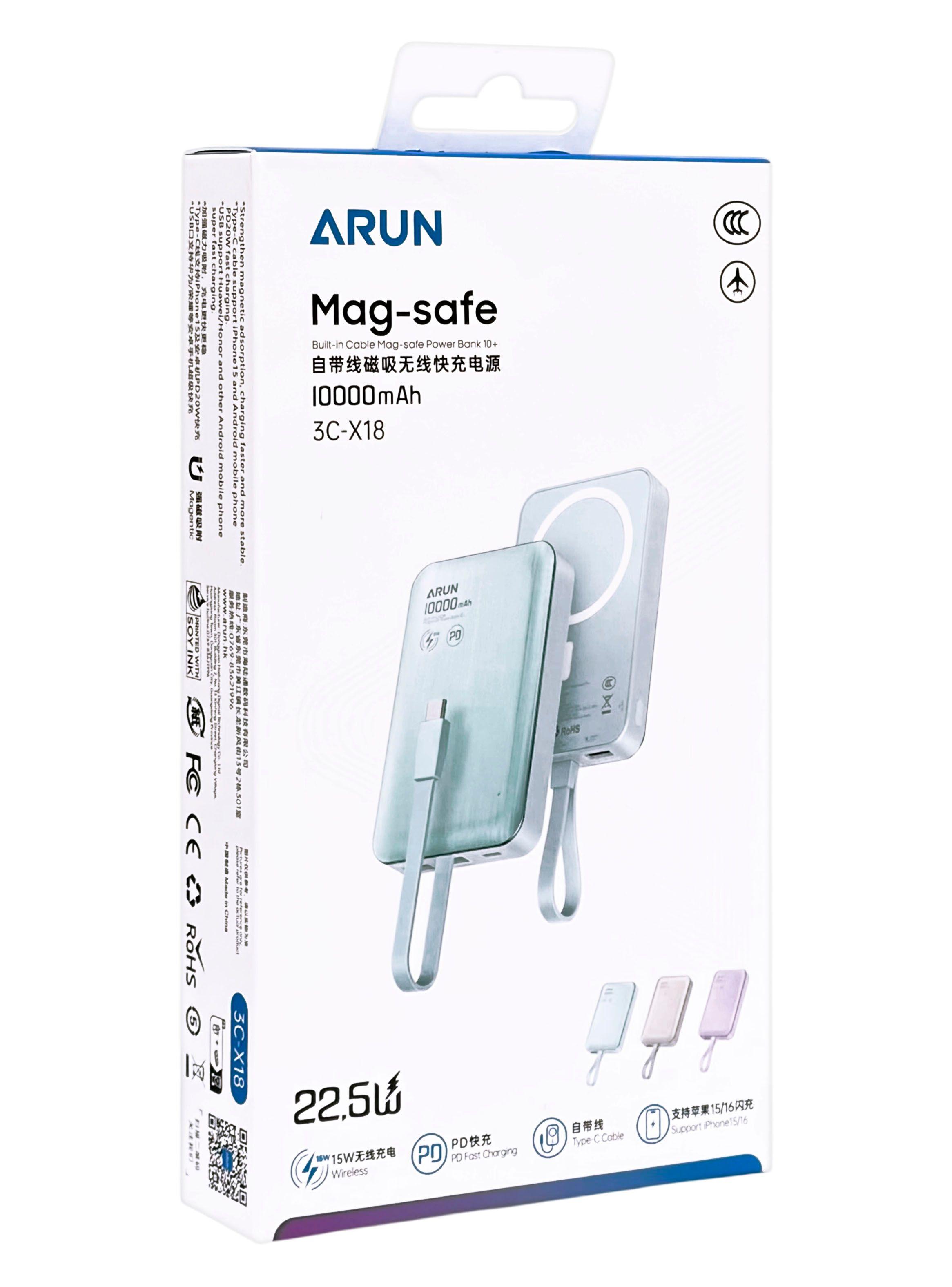 Bateria Externa Power Bank Magnetico 10000mah 3C-X18 Plomo-4