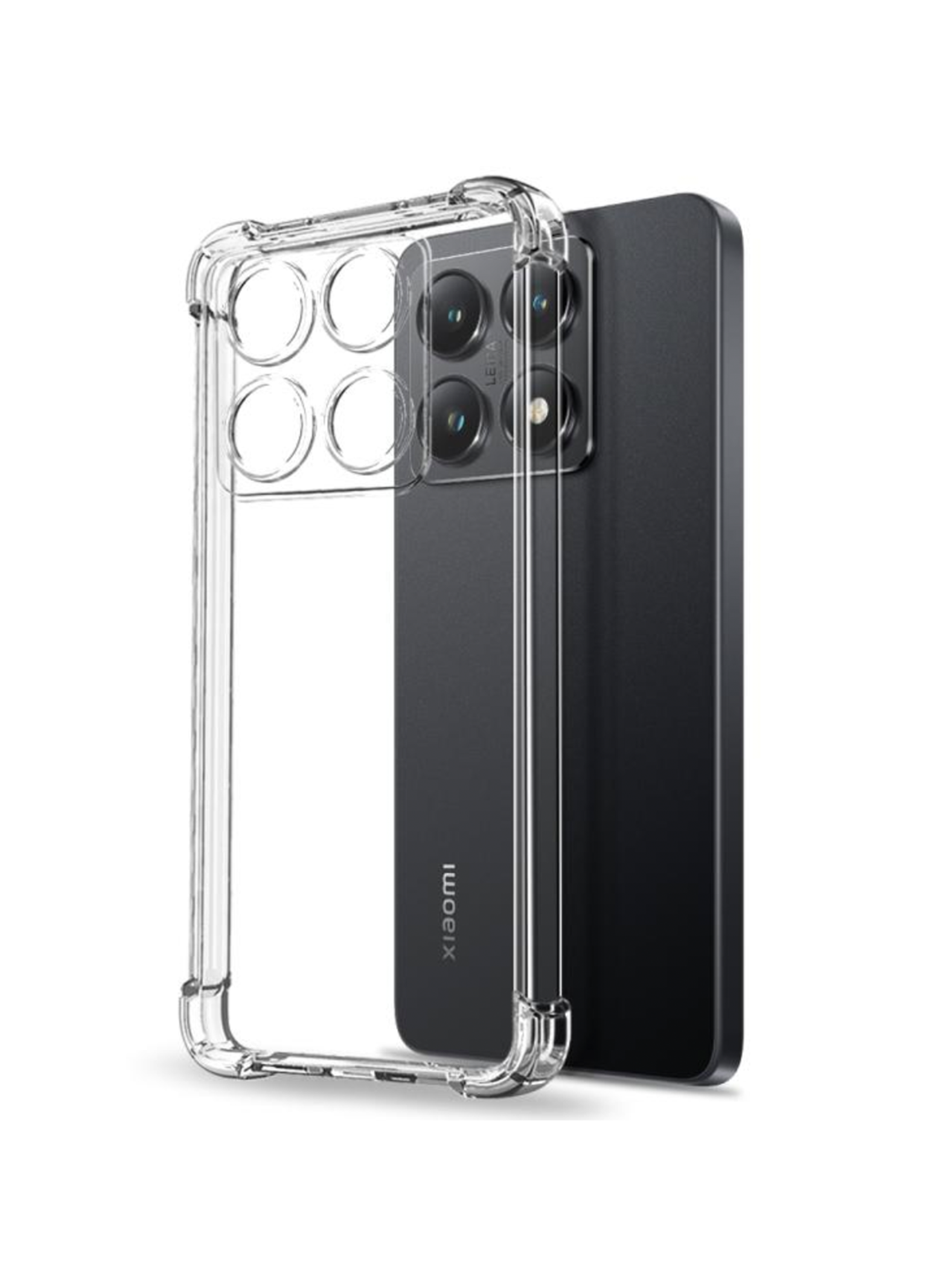 Carcasa Transparente Mica Antiespia Para Xiaomi 14T Pro-3