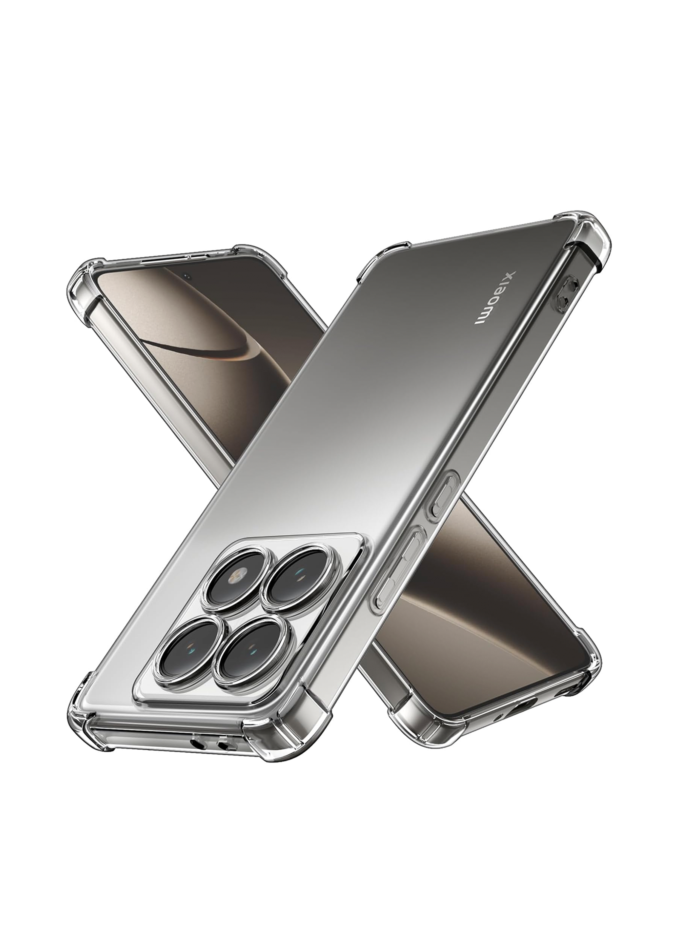 Carcasa Transparente Mica Antiespia Para Xiaomi 14T Pro-4