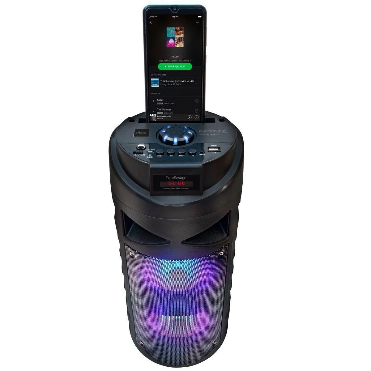 Parlante MLAB Extra Savage 2.000W 8903 Gris-2