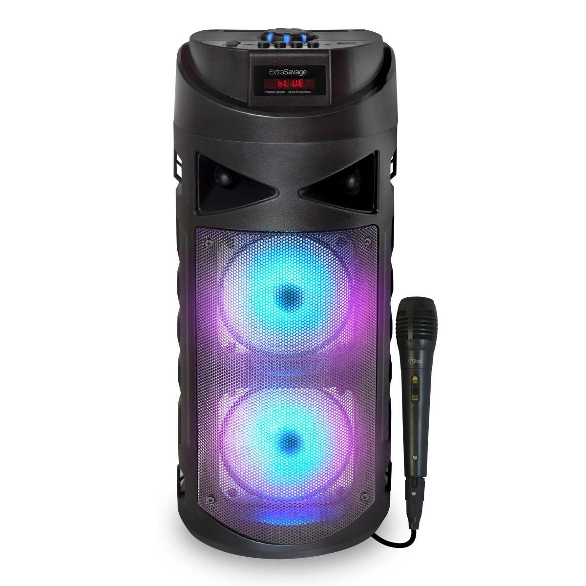 Parlante MLAB Extra Savage 2.000W 8903 Gris-0