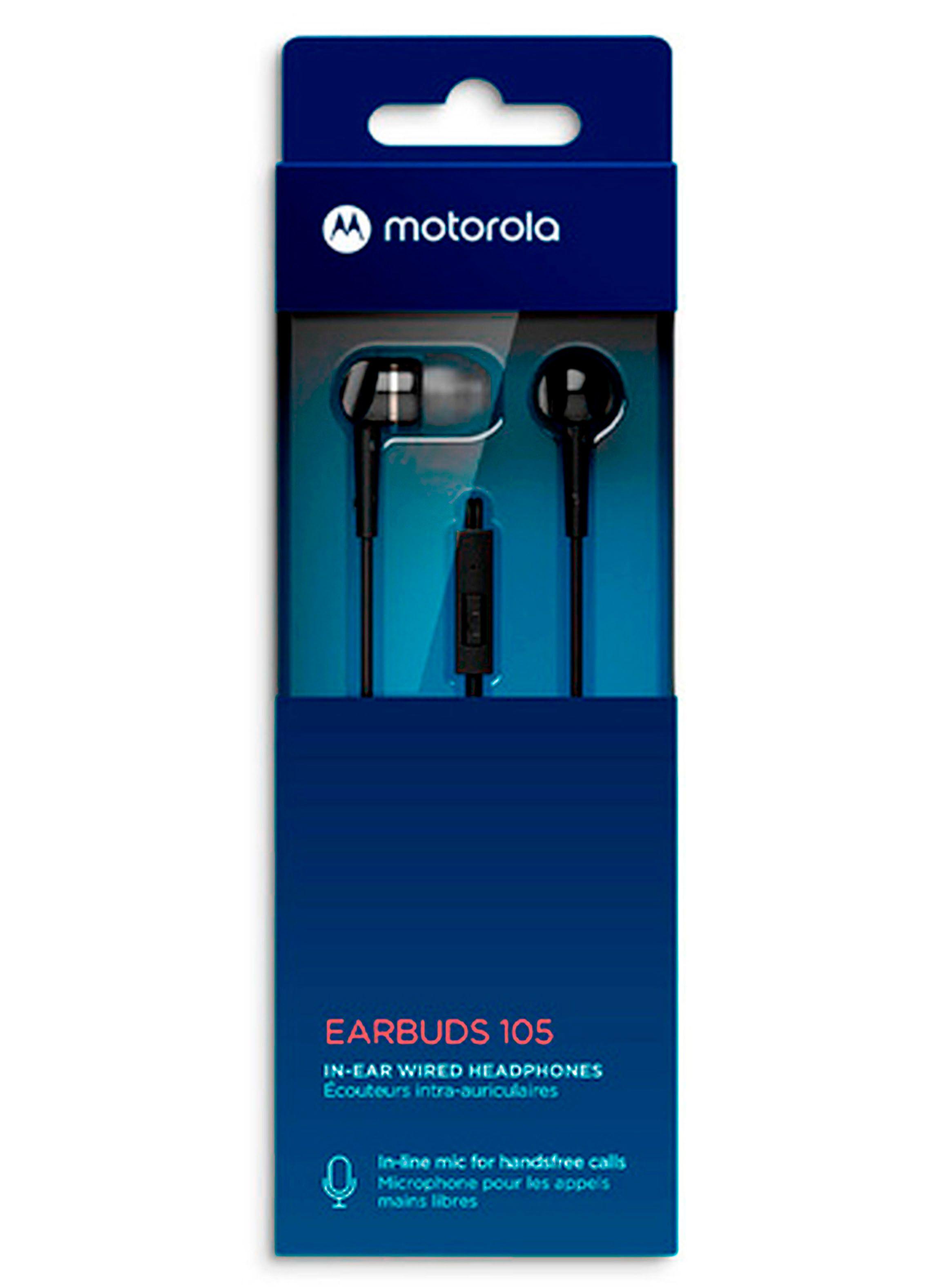 Audifonos Alambricos Motorola Earbuds 105 Con Microfono-2