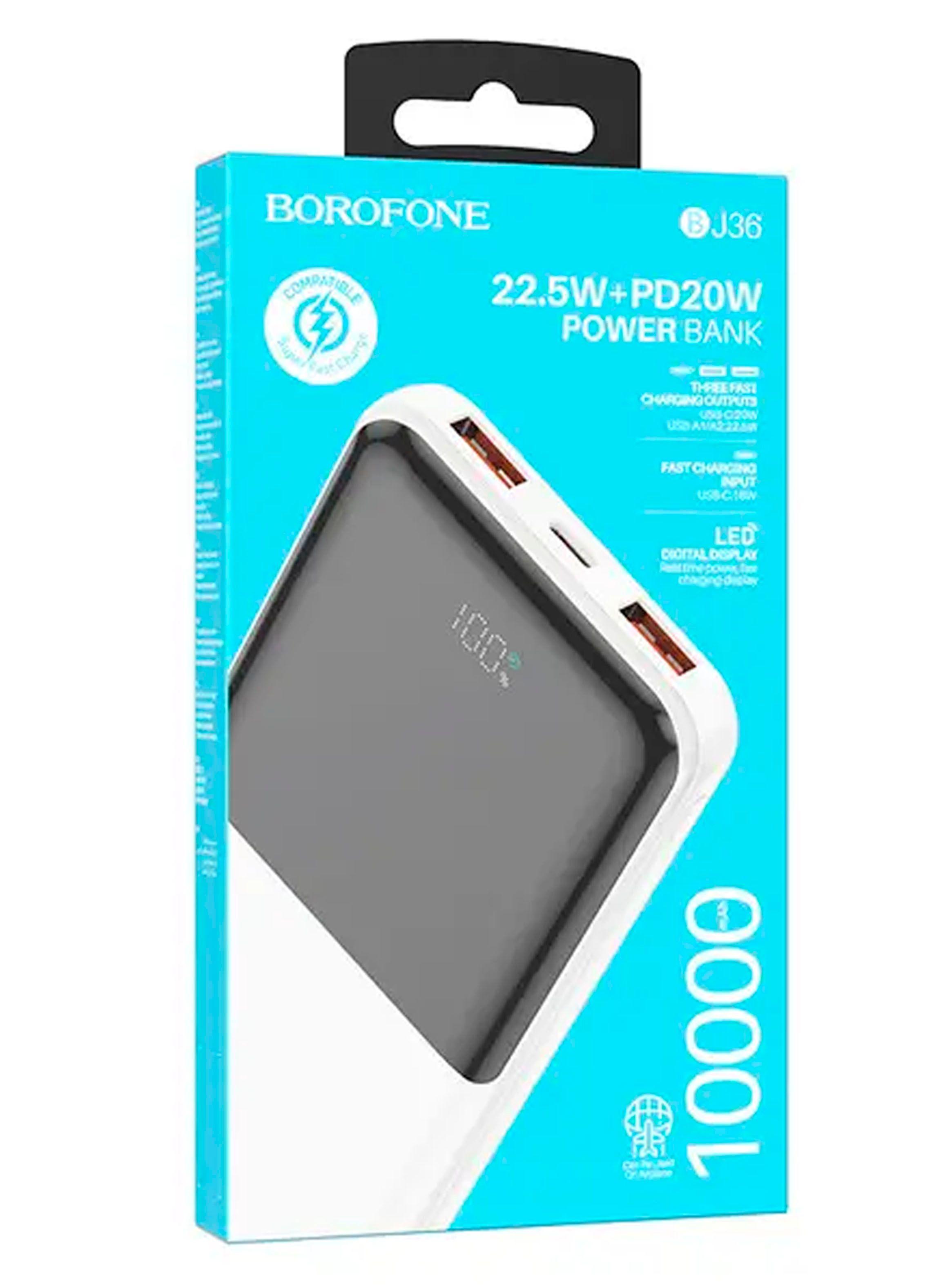 Bateria Externa Cargador Powerbank Borofone 10.000Mah BJ36-3