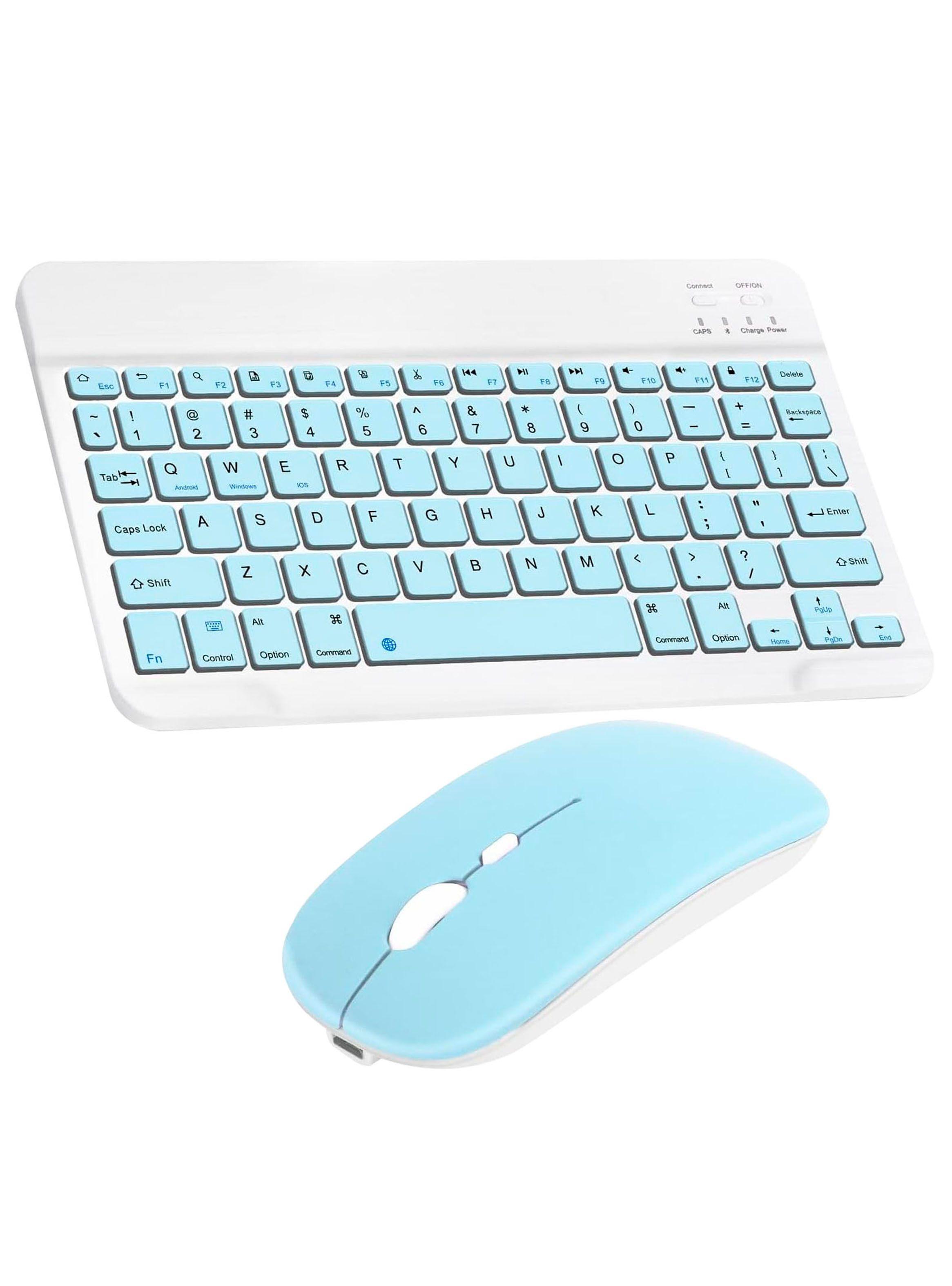 Combo Teclado Mouse Inalámbrico Bluetooth Recargable-0