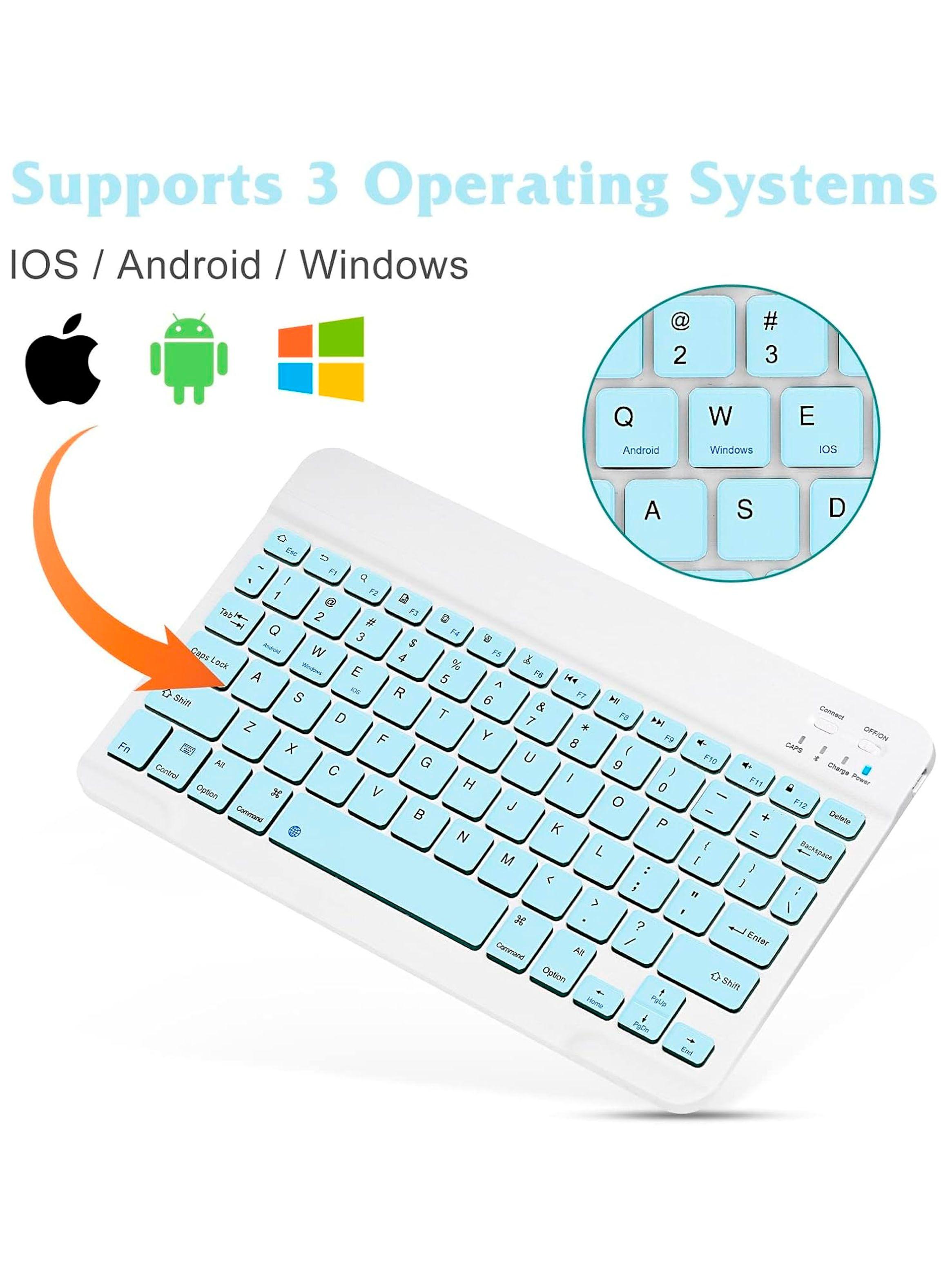 Combo Teclado Mouse Inalámbrico Bluetooth Recargable-2