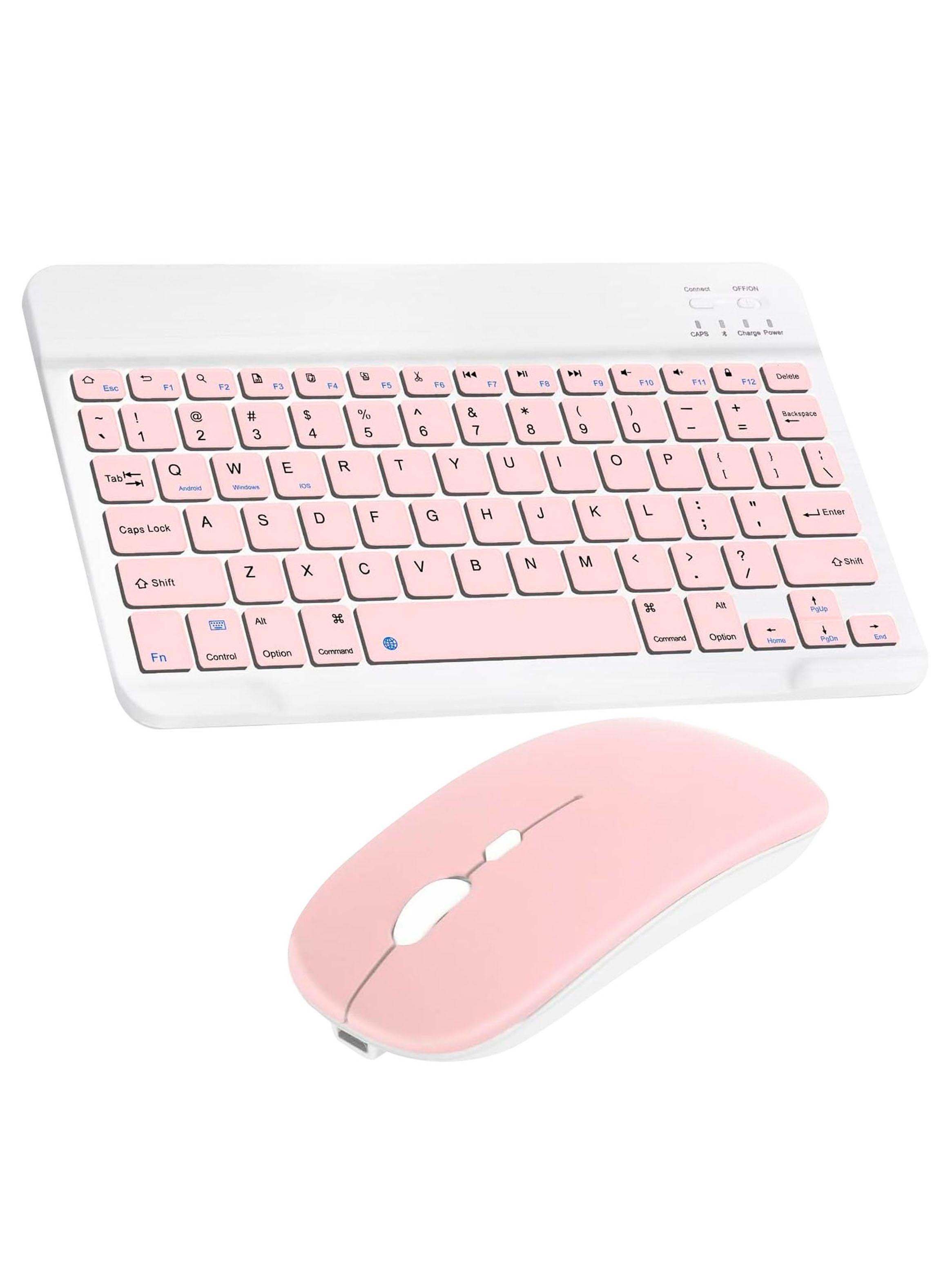 Combo Teclado Mouse Inalámbrico Bluetooth Recargable-0