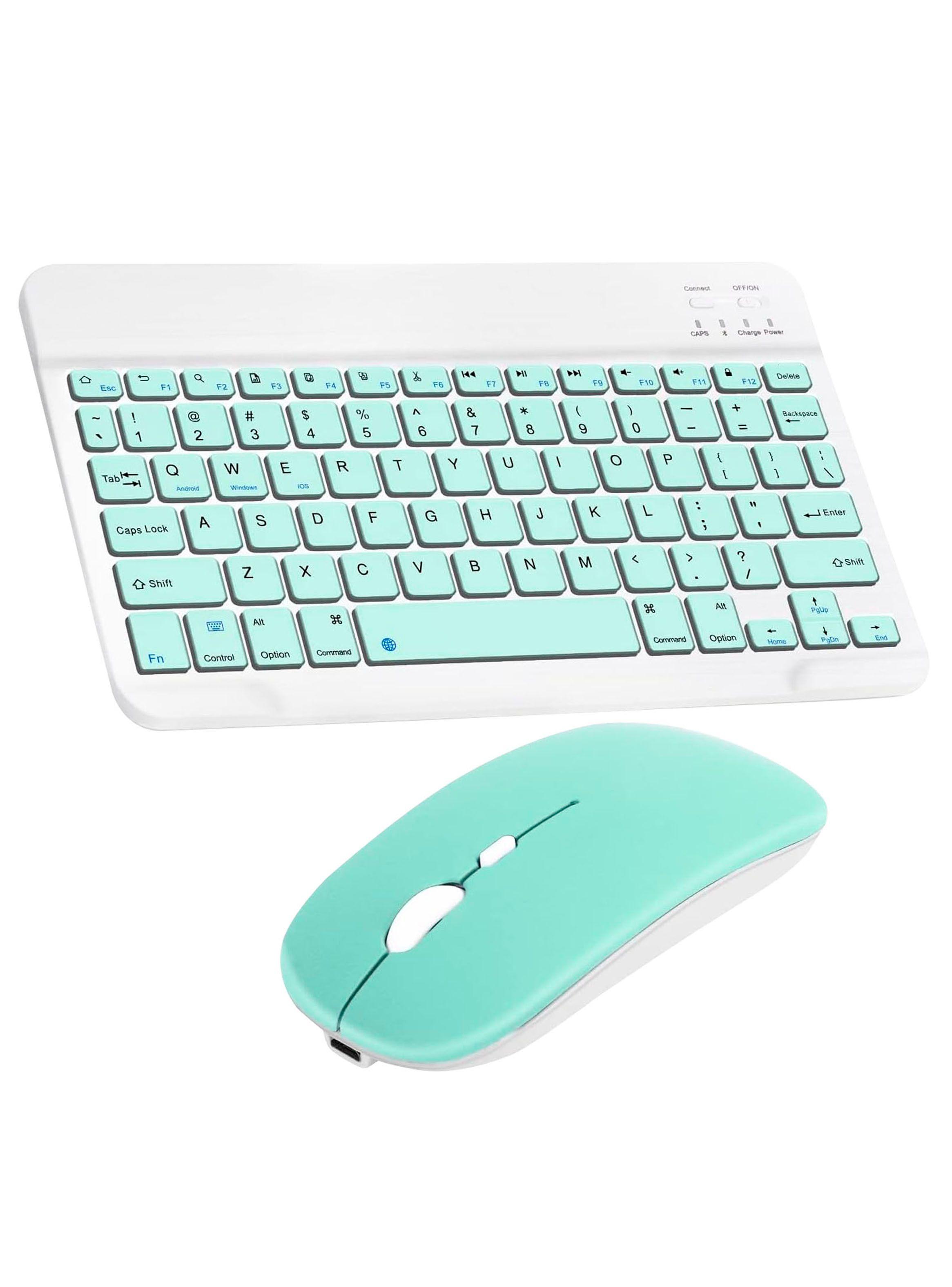 Combo Teclado Mouse Inalámbrico Bluetooth Recargable-0