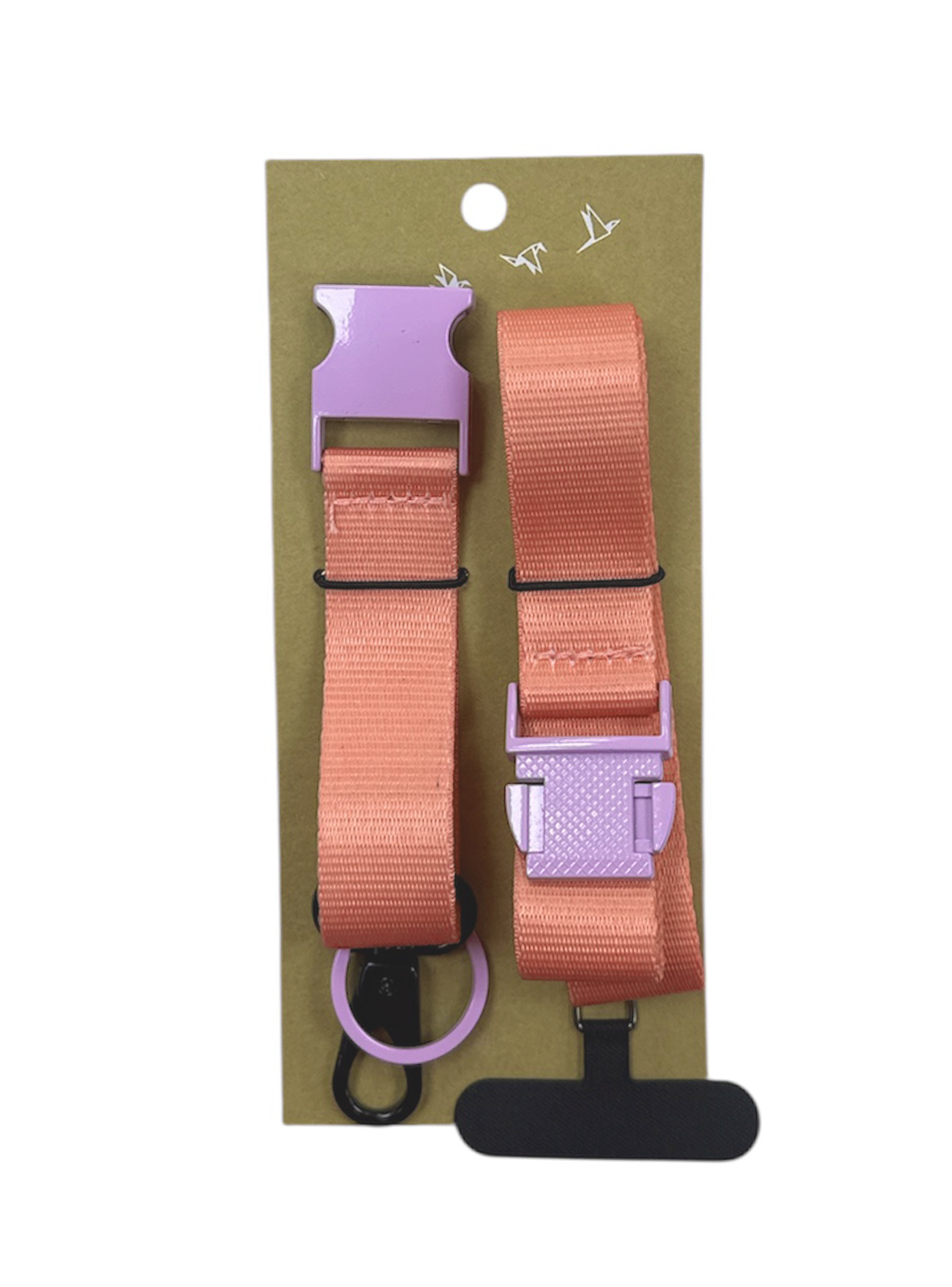 Strap Colgante con Broche Para Celular Coral-3